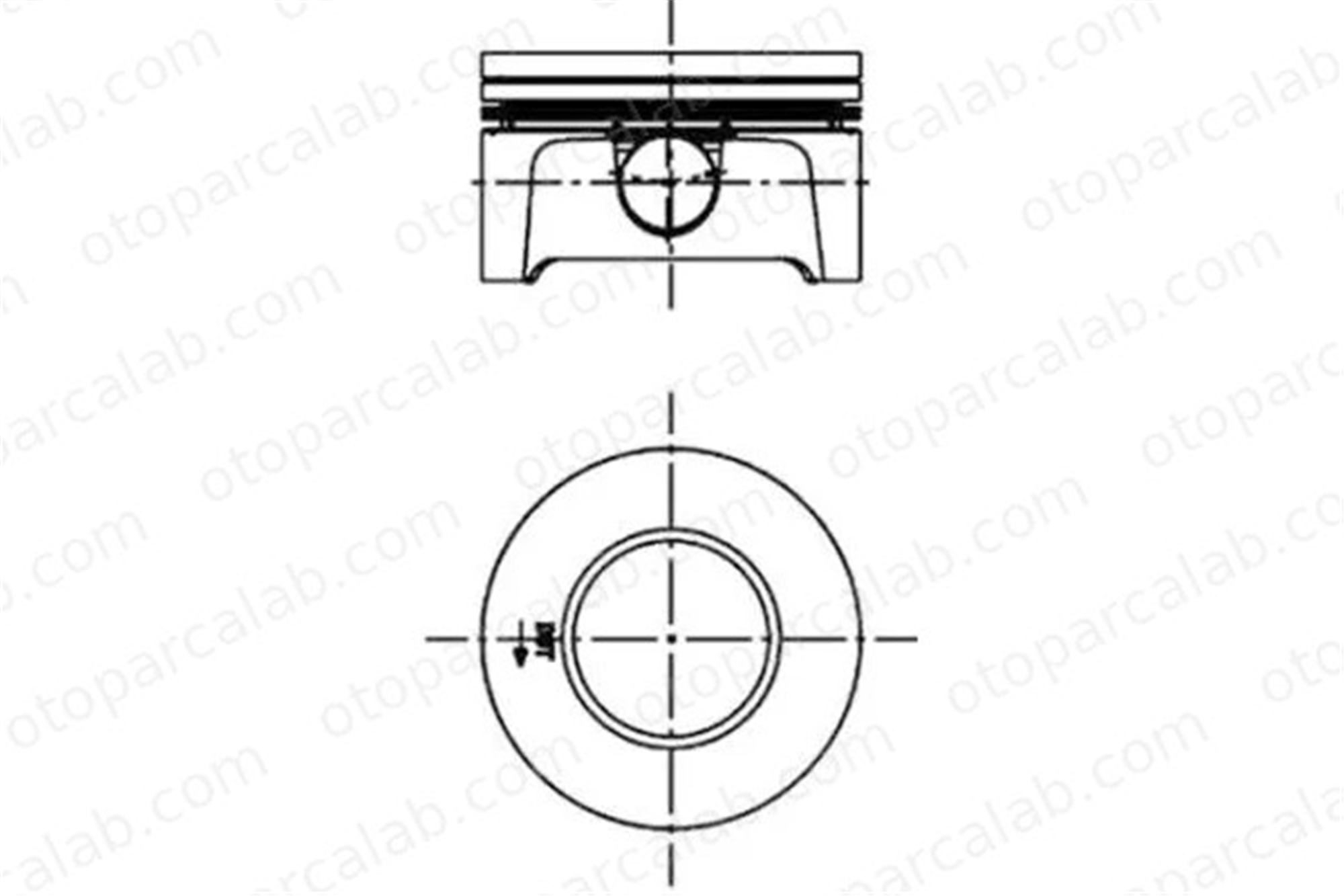 KONEKS 229920 Piston (85.00MM-STD) CITROËN JUMPY XSARA PICASSO 628K4 0628 K4