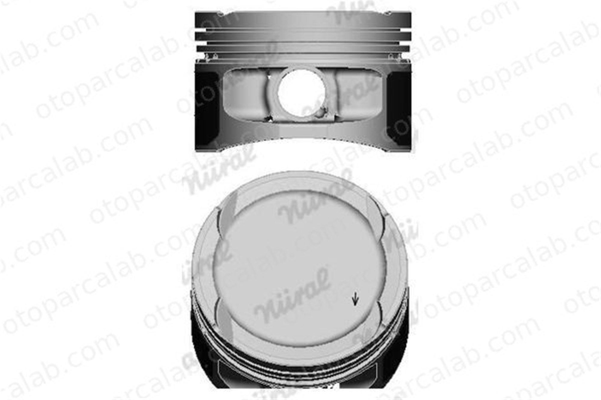 KONEKS 239352 Piston (77.01MM-0.50) VW POLO SEAT CORDOBA 36107065AM 36107065AT