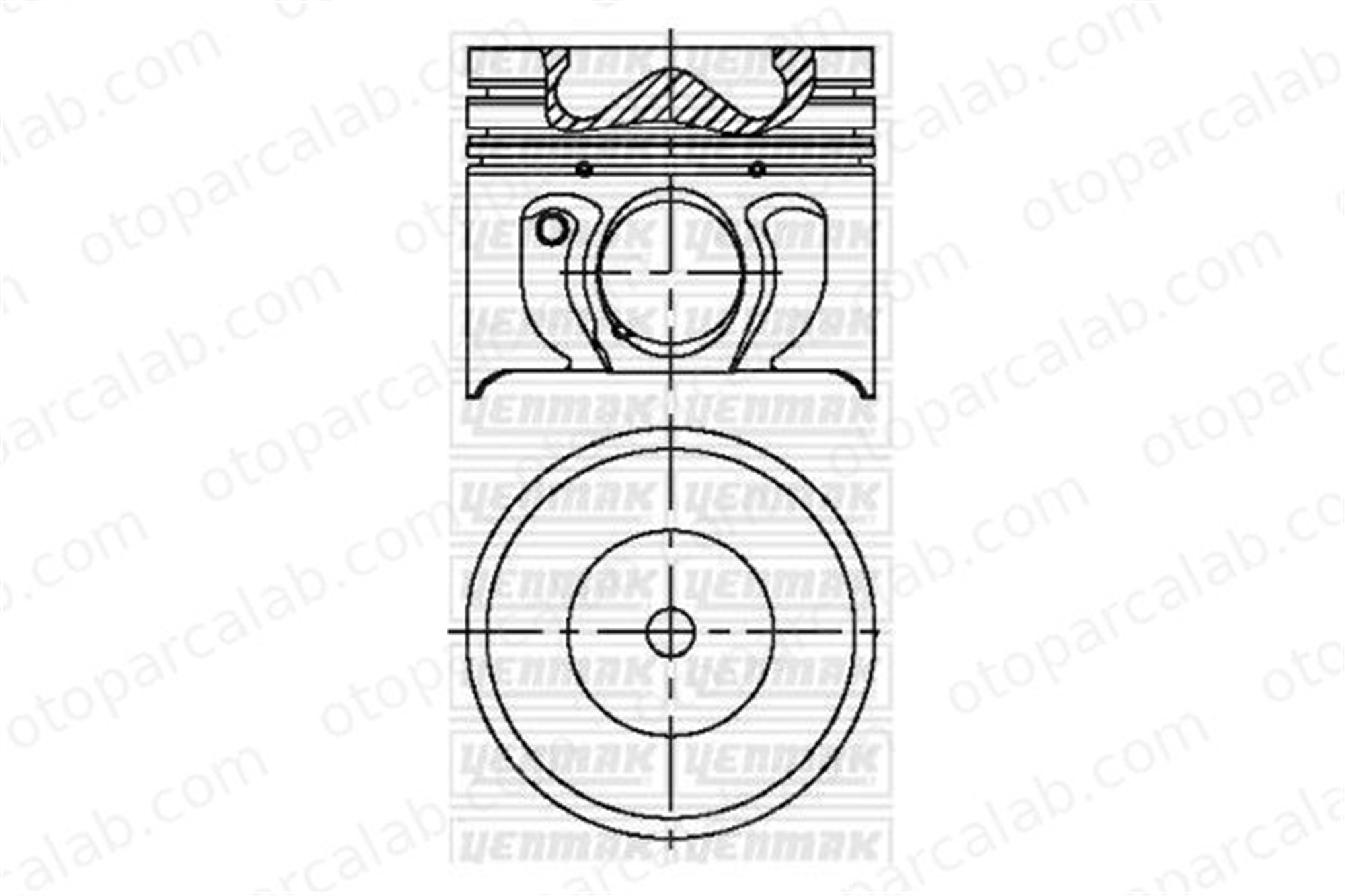 KONEKS 241192 Piston (86.01MM-0.50) FORD MONDEO III MONDEO III Sedan 3459050 8772709050