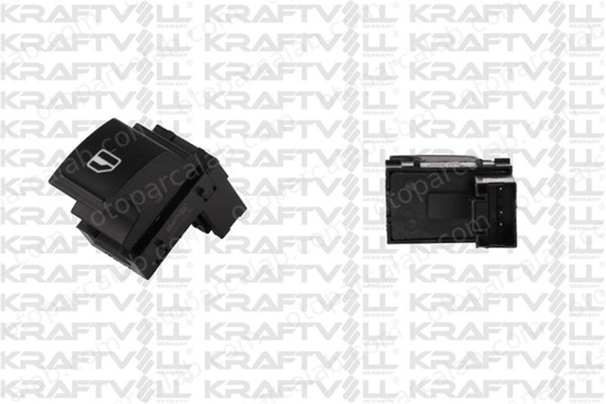 KRAFTVOLL 04050046 Cam Açma Düğmesi Arka Sağ ve Sol SEAT IBIZA IV SC IBIZA IV 7L6959855B 1K0959855