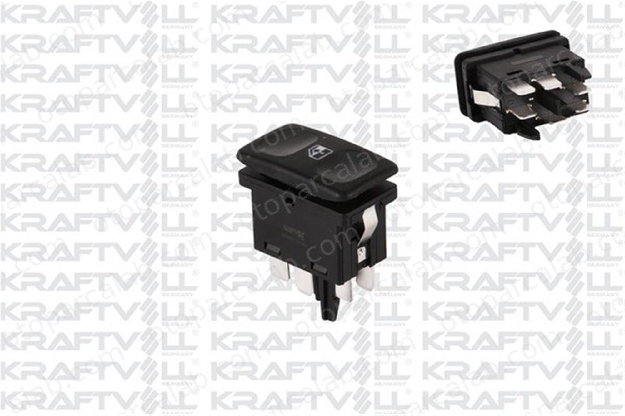 KRAFTVOLL 04050093 Cam Açma Düğmesi Ön Sağ VW GOLF II SEAT CORDOBA 191959855 19195985501C