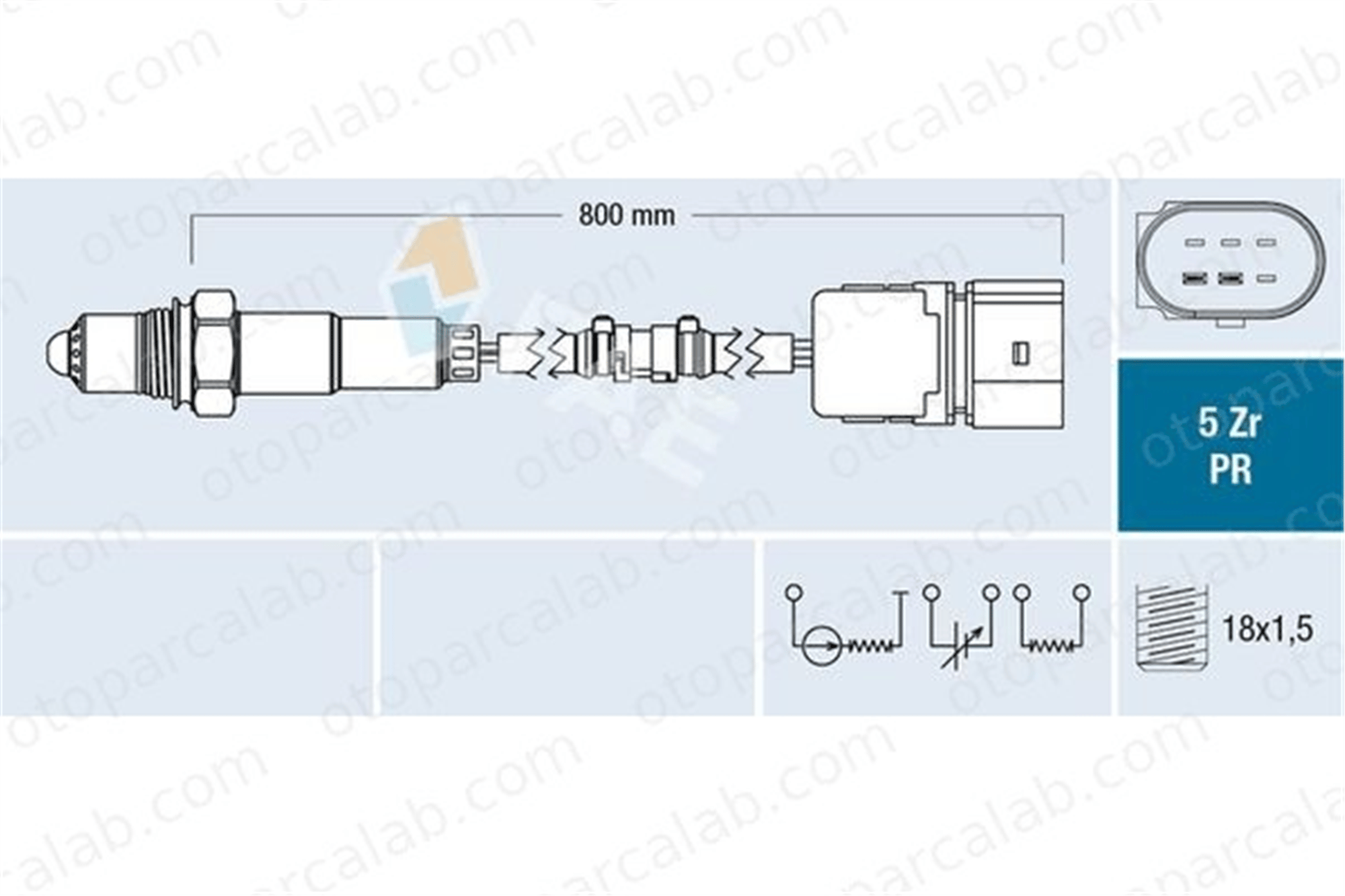 KRAFTVOLL 05010139 Oksijen (Lambda) Sensörü SEAT LEON TOLEDO II 36906262J 36906262E