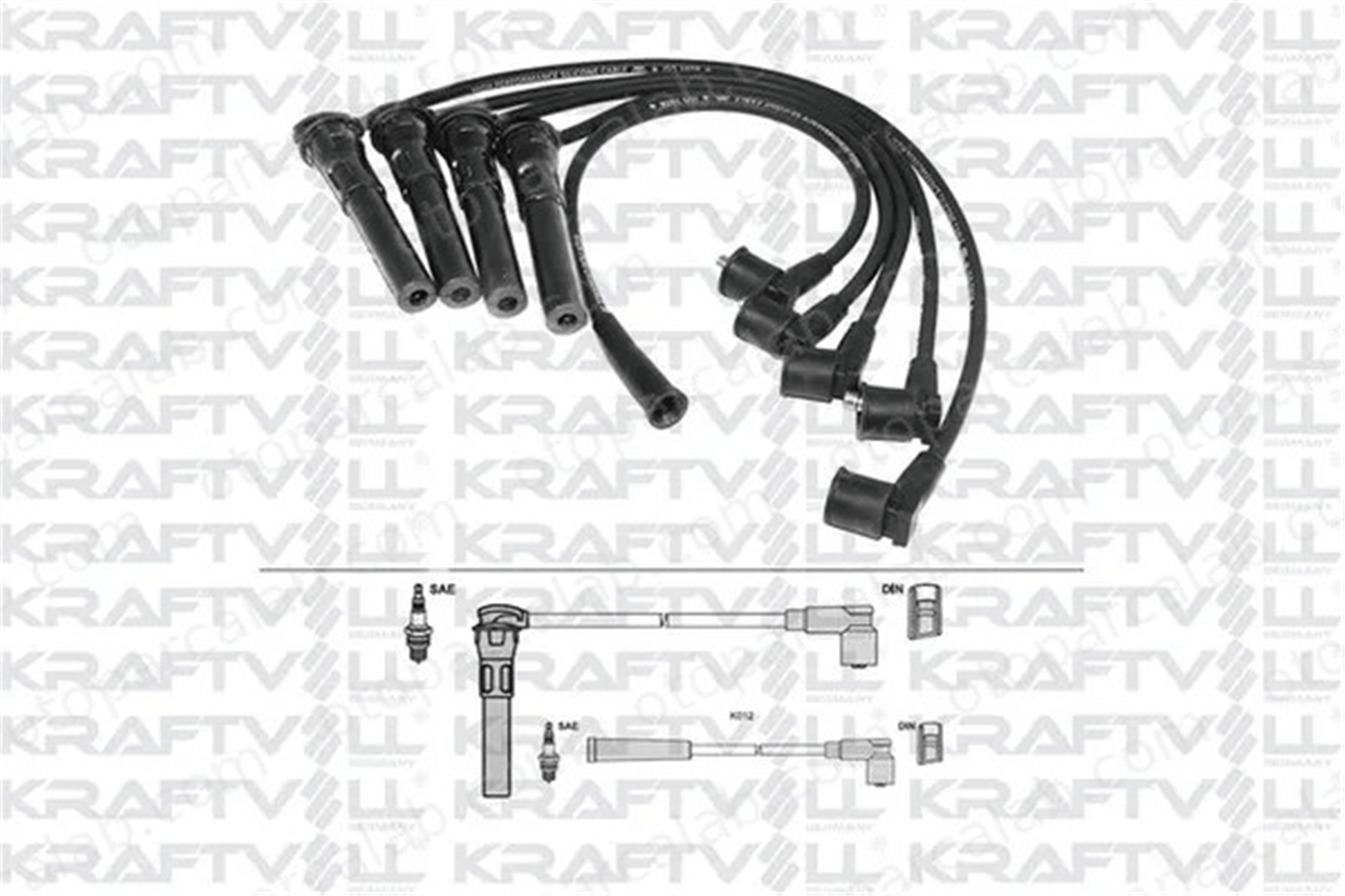 KRAFTVOLL 05070298 Buji Kablosu ROVER 400 II 400 II Hatchback GHT284 NGC000090