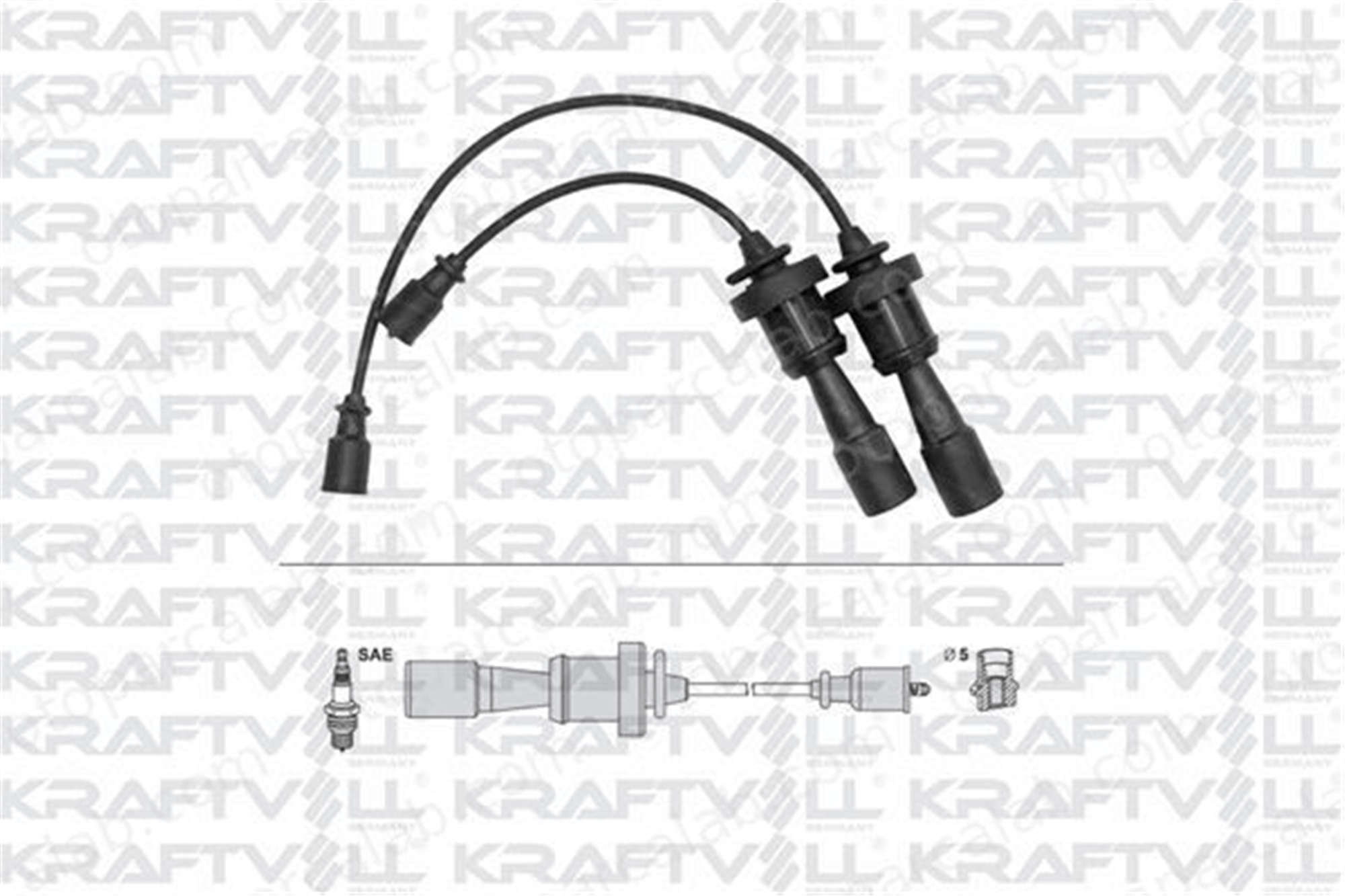 KRAFTVOLL 05070331 Buji Kablosu CHRYSLER CIRRUS SEBRING Coupe MD343245