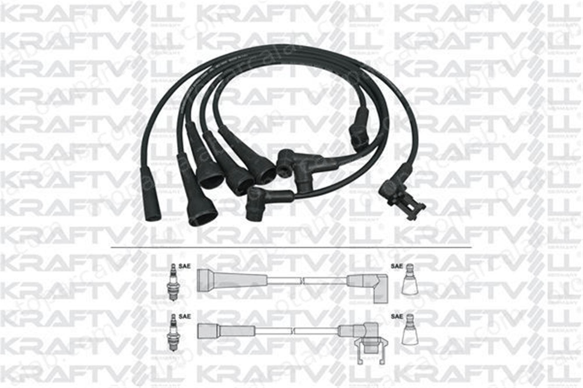 KRAFTVOLL 05070360 Buji Kablosu OPEL CALIBRA A VECTRA A 7702247165