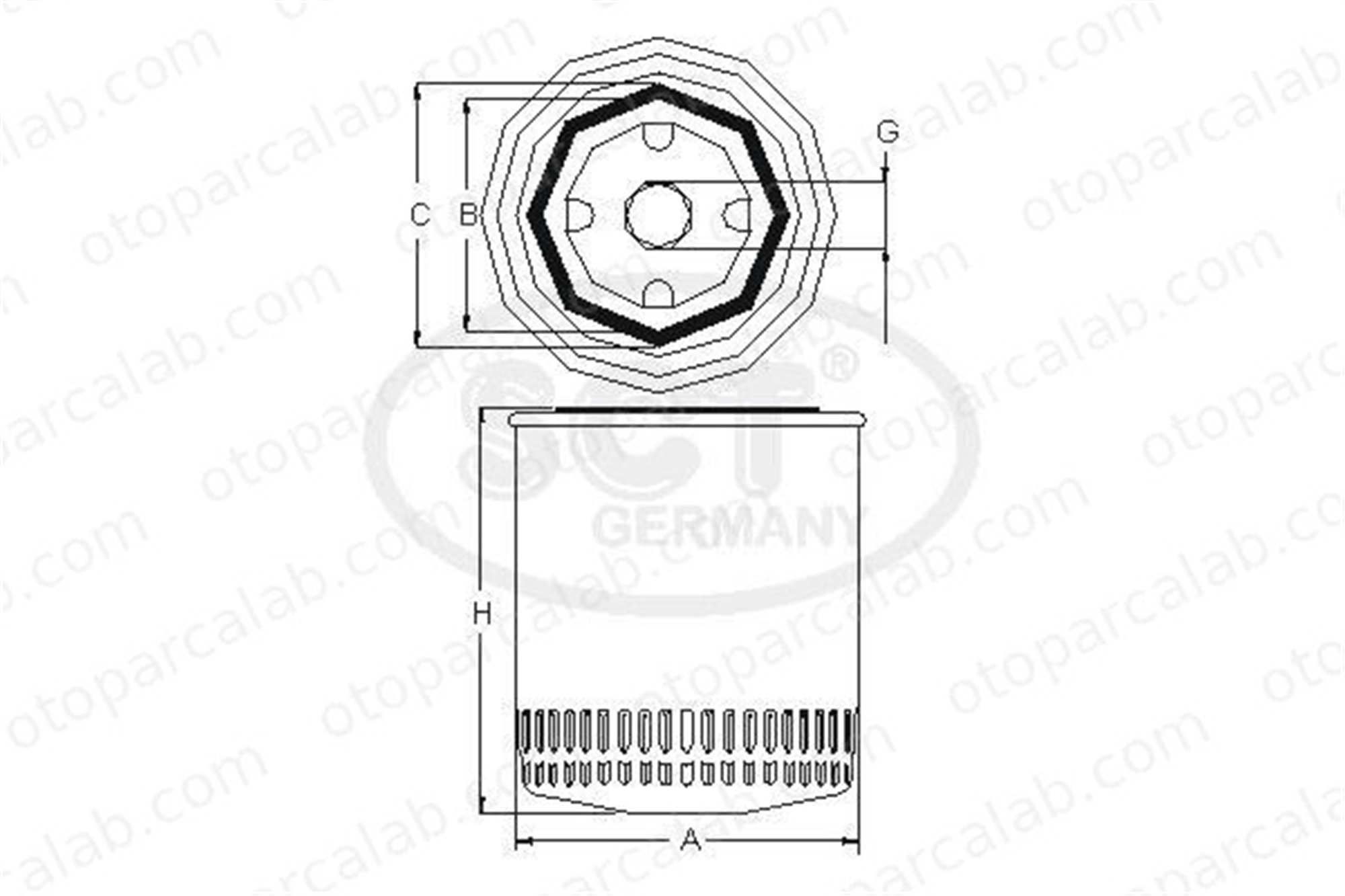 KRAFTVOLL 06020104 Yağ Filtresi OPEL CAMPO ISUZU KB 481H1012010 87398494
