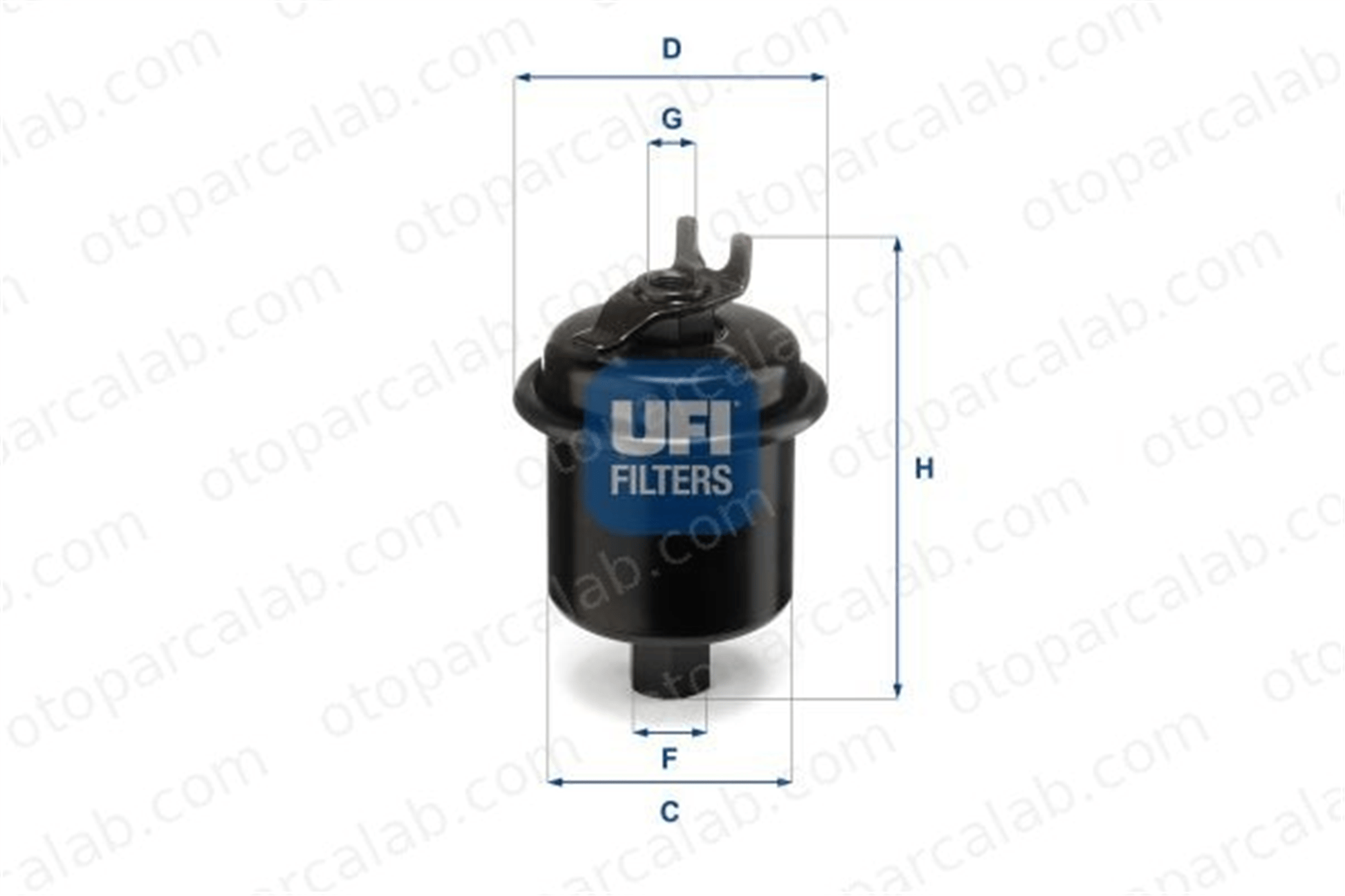 KRAFTVOLL 06030127 Yakıt Filtresi HONDA CIVIC VI Fastback CIVIC VI Aerodeck 16010ST5931 25176324