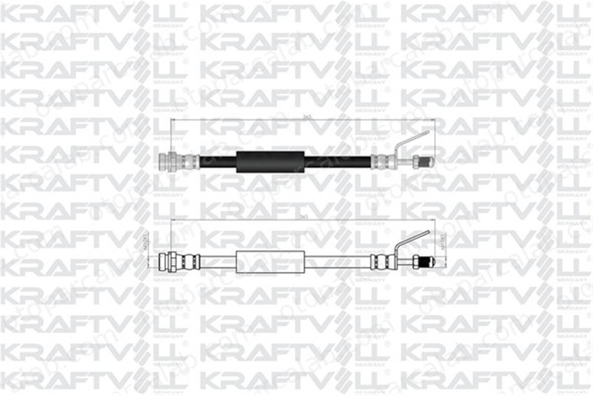 KRAFTVOLL 07080143 Fren Hortumu Ön Sağ veya Sol FORD TRANSIT V363 Platform şasi TRANSIT V363 Panelvan/Van BK212078AA 1763948