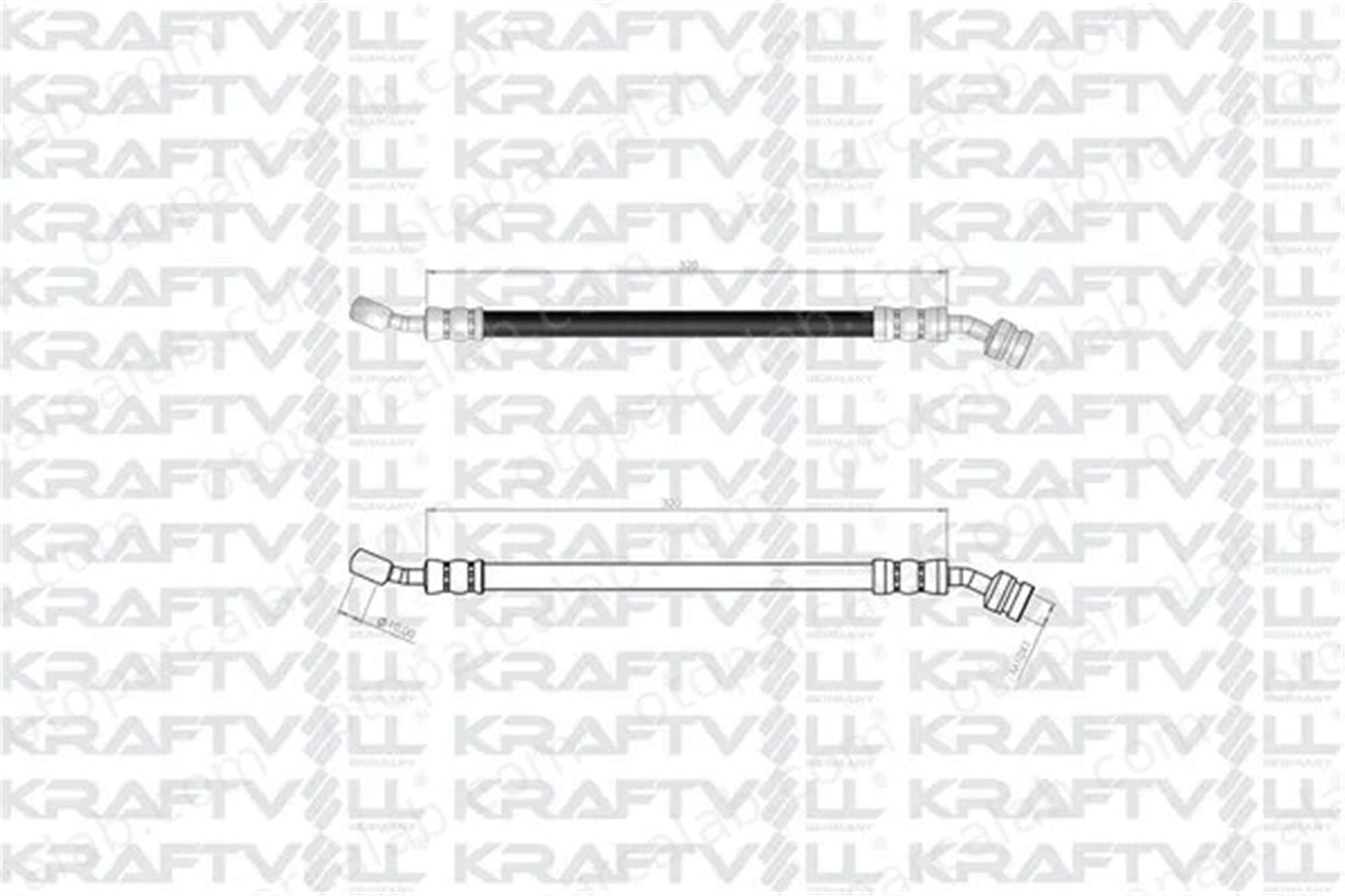 KRAFTVOLL 07080243 Fren Hortumu Ön Sol HYUNDAI SANTA FÉ II 587312B010 1987481864