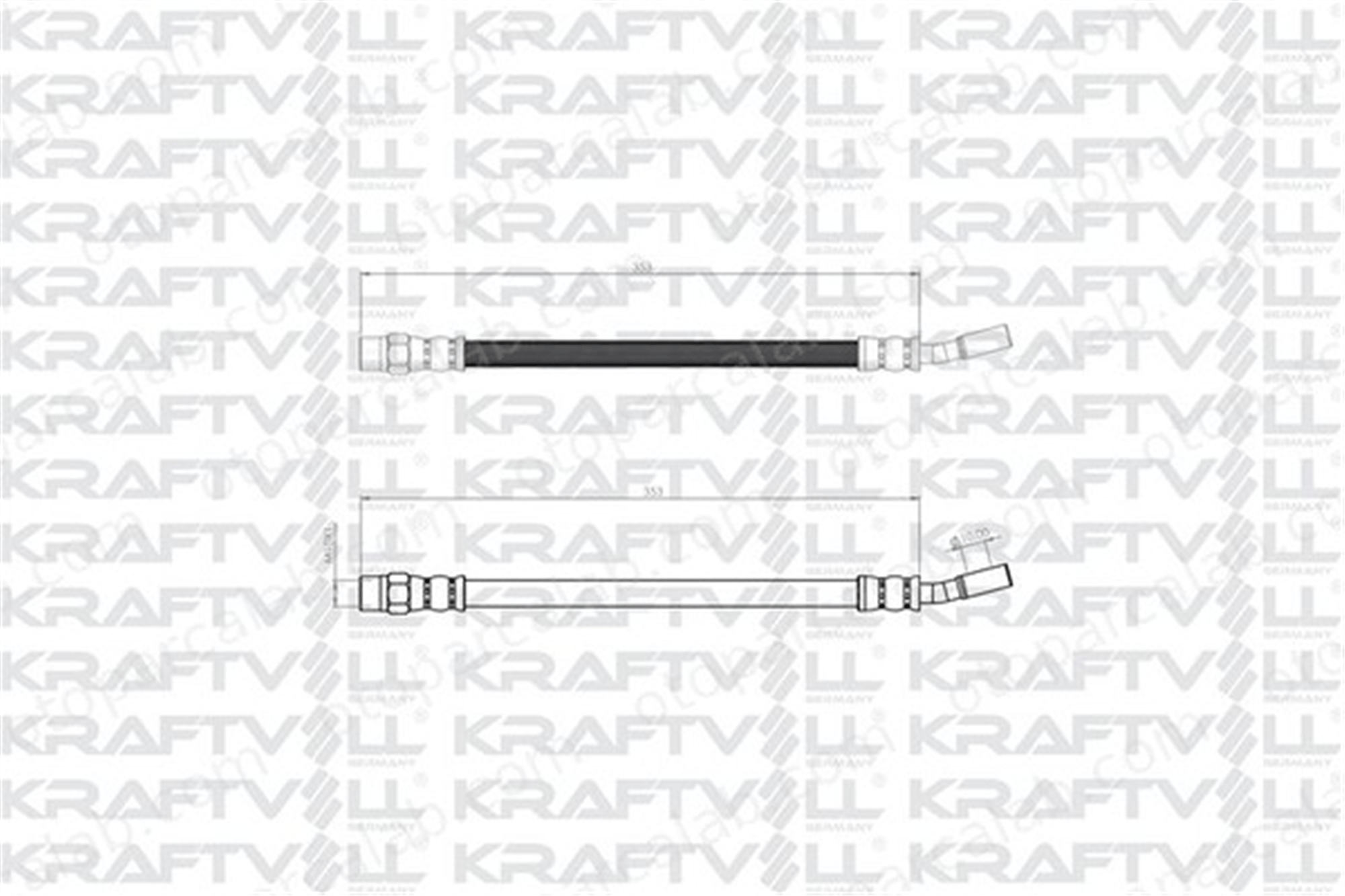 KRAFTVOLL 07080303 Fren Hortumu Arka Sağ veya Sol MERCEDES-BENZ C-SERISI C-SERISI T-Model A0014204548 AH0933