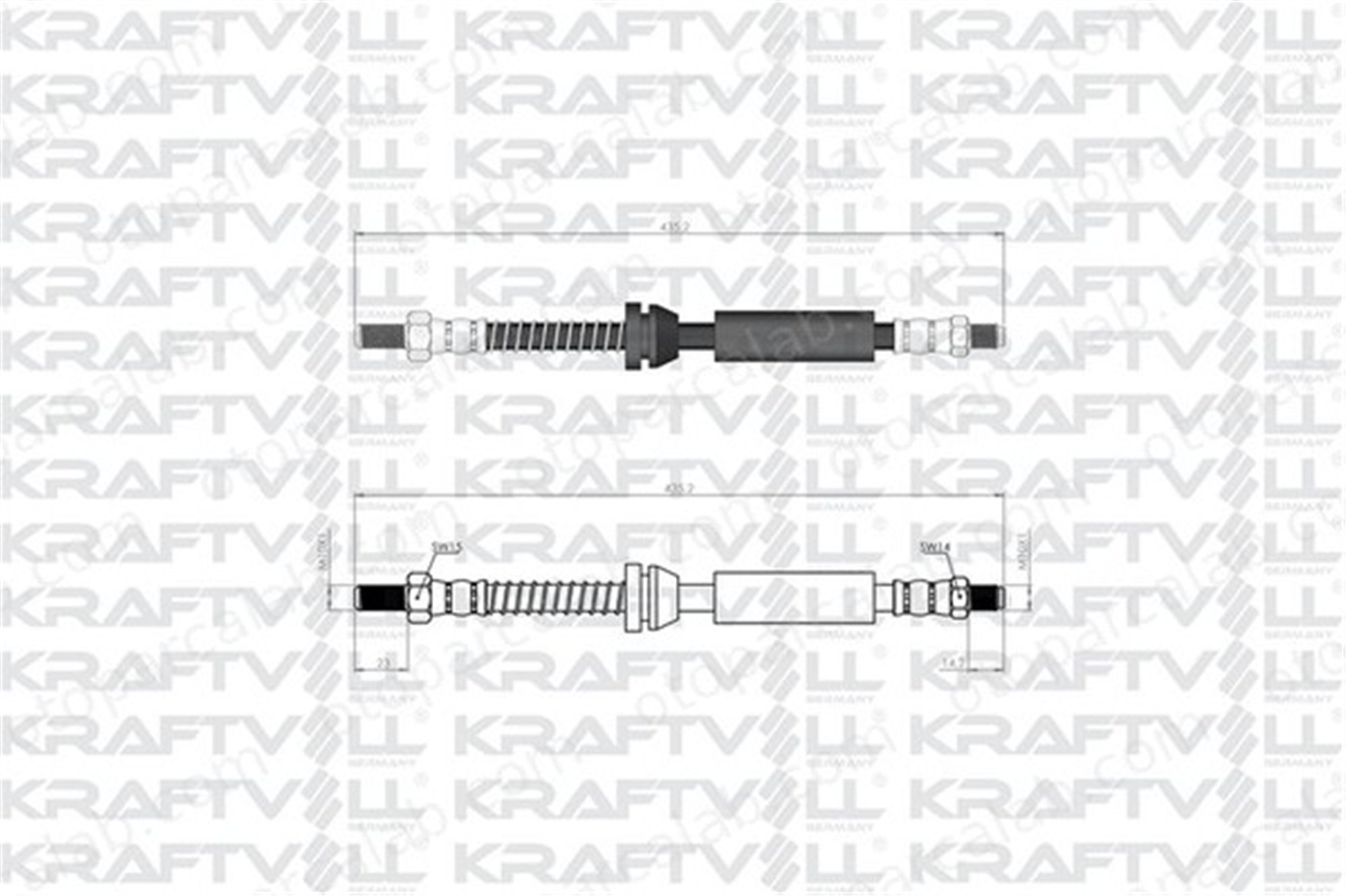KRAFTVOLL 07080388 Fren Hortumu Ön Sağ veya Sol FORD FIESTA III FIESTA Kasa/büyük limuzin 1013820 605368007