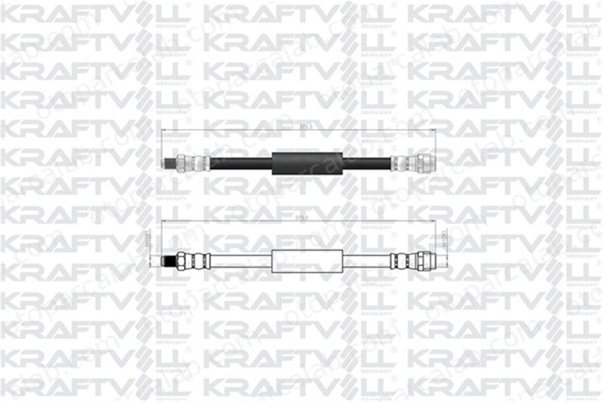 KRAFTVOLL 07080430 Fren Hortumu Arka Sağ veya Sol MERCEDES-BENZ E-SERISI E-SERISI T-Model A2124200448 AH0936
