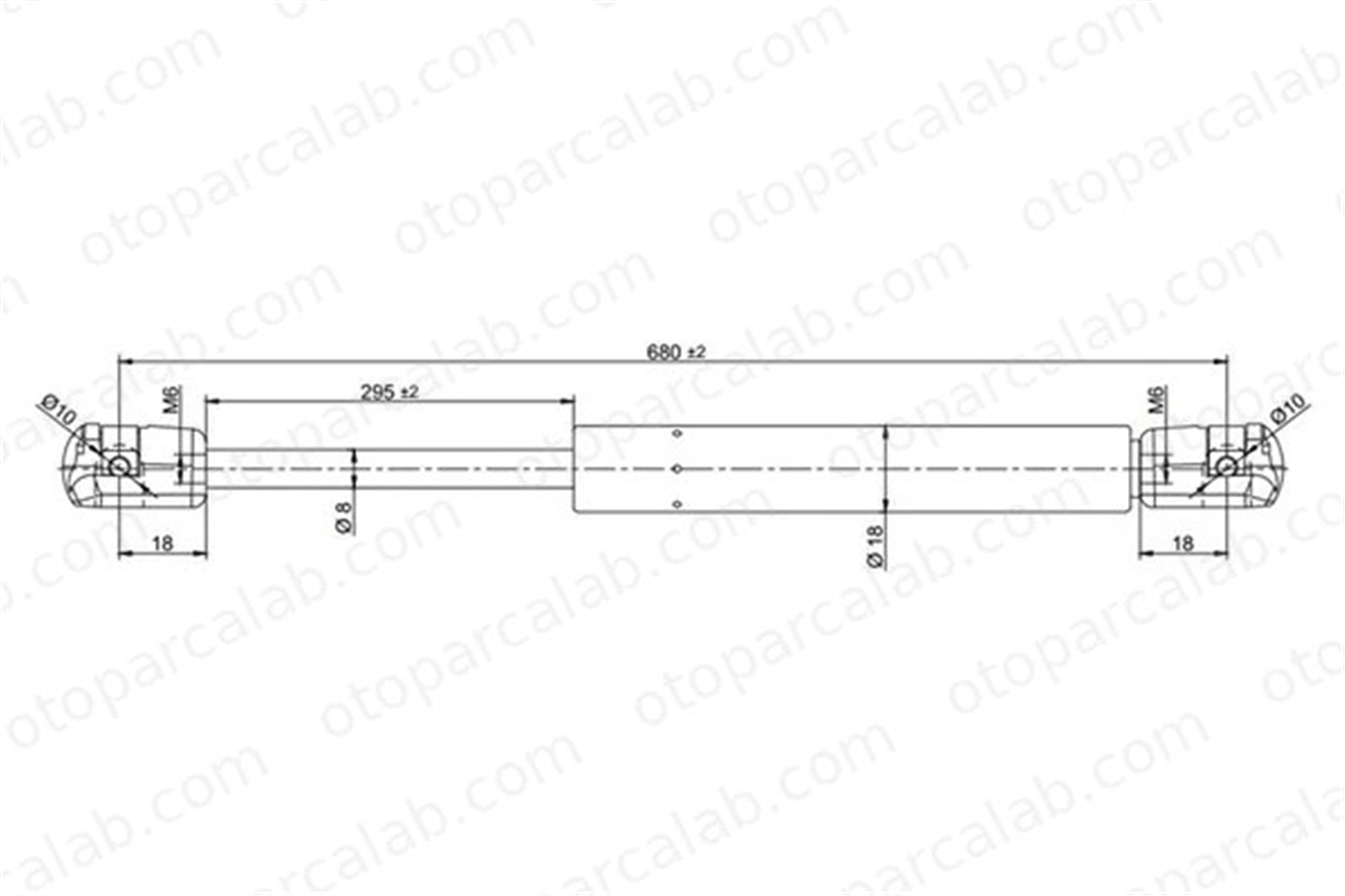 KRAFTVOLL 09010039 Bagaj Amortisörü Sağ veya Sol FORD TOURNEO CONNECT TRANSIT CONNECT 2T14V406A10AB 2T14V406A10AC