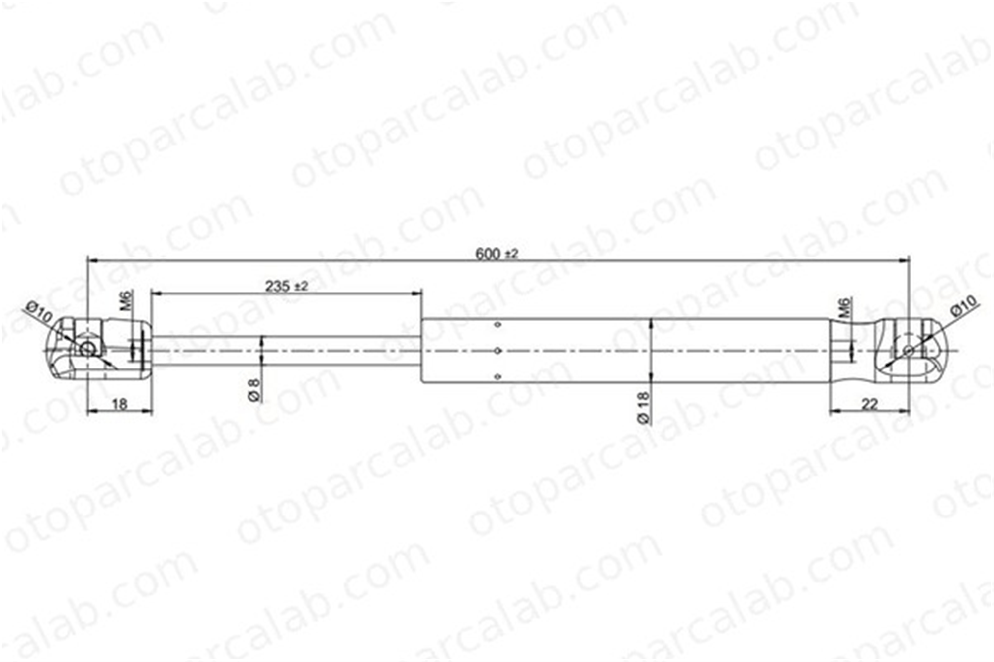 KRAFTVOLL 09010210 Bagaj Amortisörü Sağ veya Sol OPEL ADAM 13352789 132119