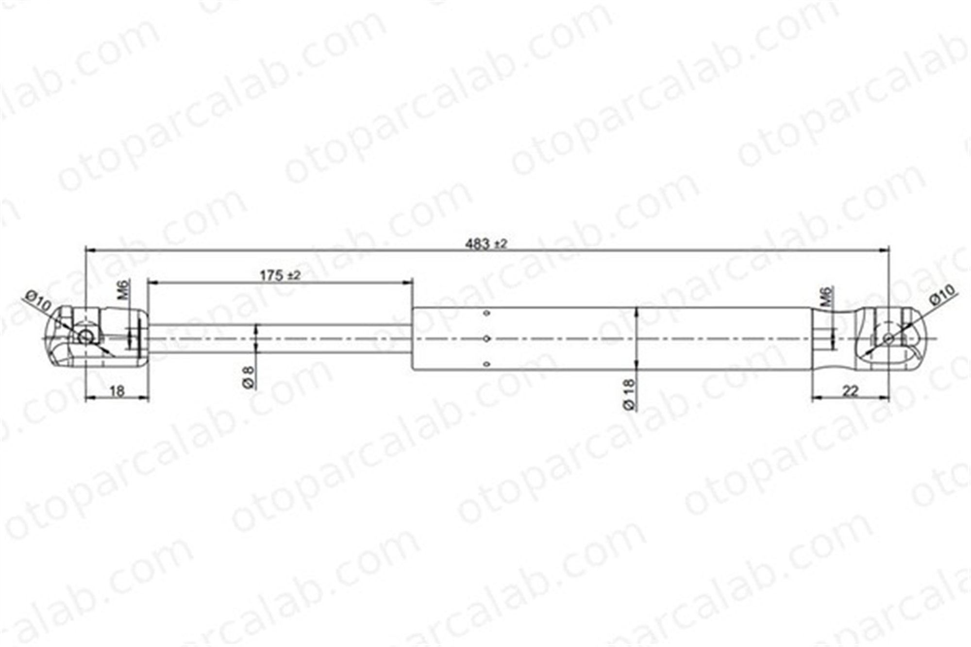 KRAFTVOLL 09010230 Bagaj Amortisörü Sağ veya Sol SEAT LEON SC MITSUBISHI OUTLANDER II 5F3827550A 8731Q1