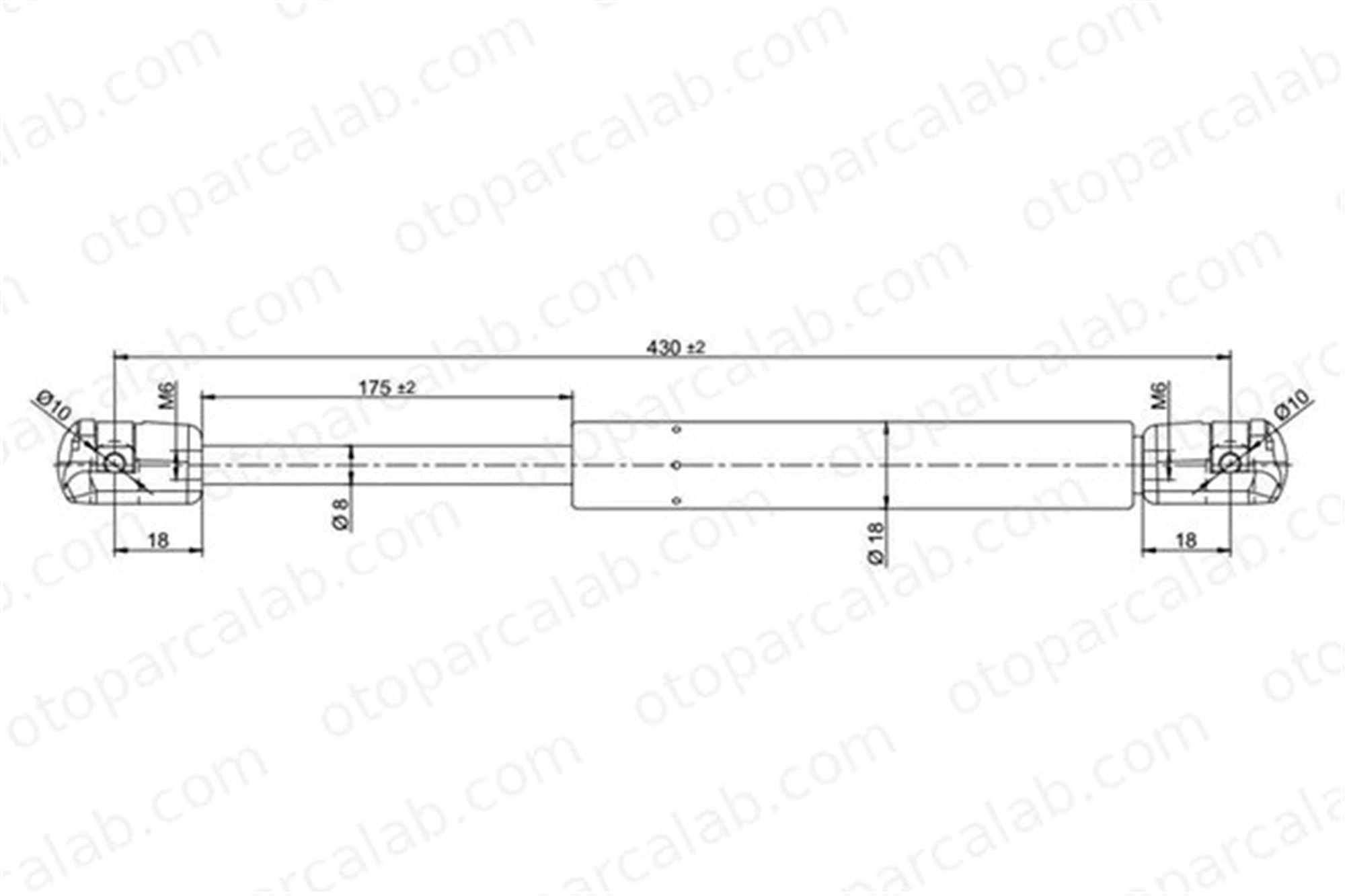 KRAFTVOLL 09010321 Bagaj Amortisörü Sağ veya Sol VW POLO III POLO 6N0827550A
