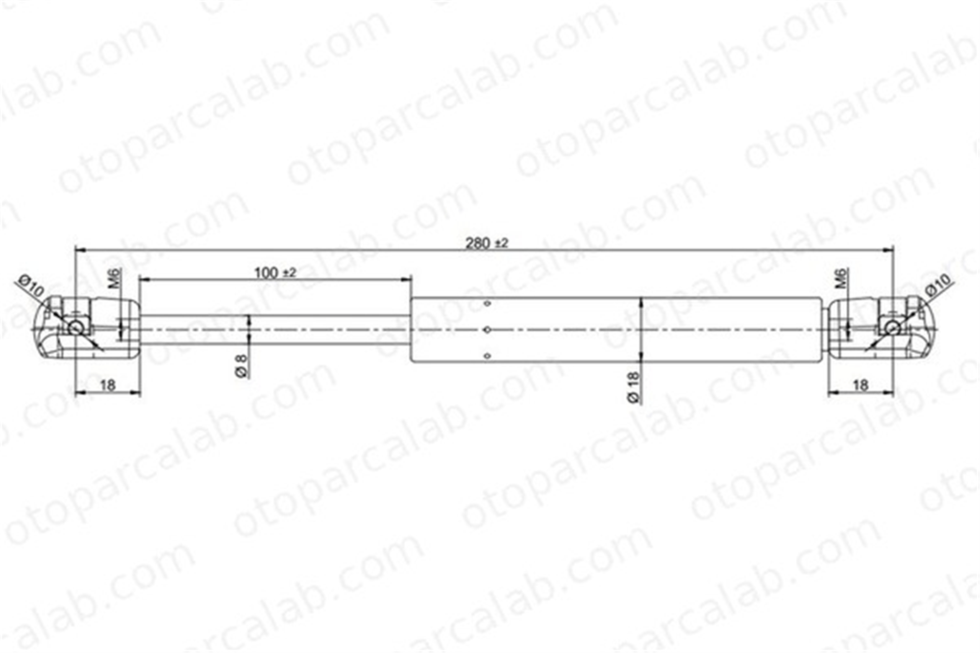 KRAFTVOLL 09010339 Bagaj Amortisörü Sağ veya Sol VW BORA I PASSAT B5.5 3B5827550G 1M5827550