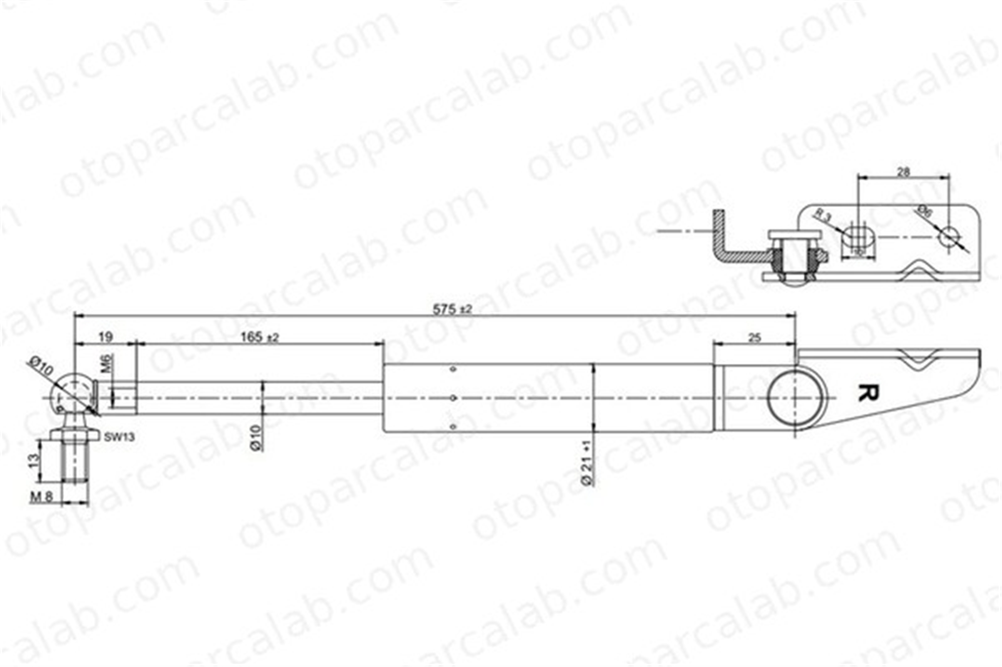 KRAFTVOLL 09010365 Bagaj Amortisörü Sağ TOYOTA COROLLA Station wagon COROLLA Compact 6896019485