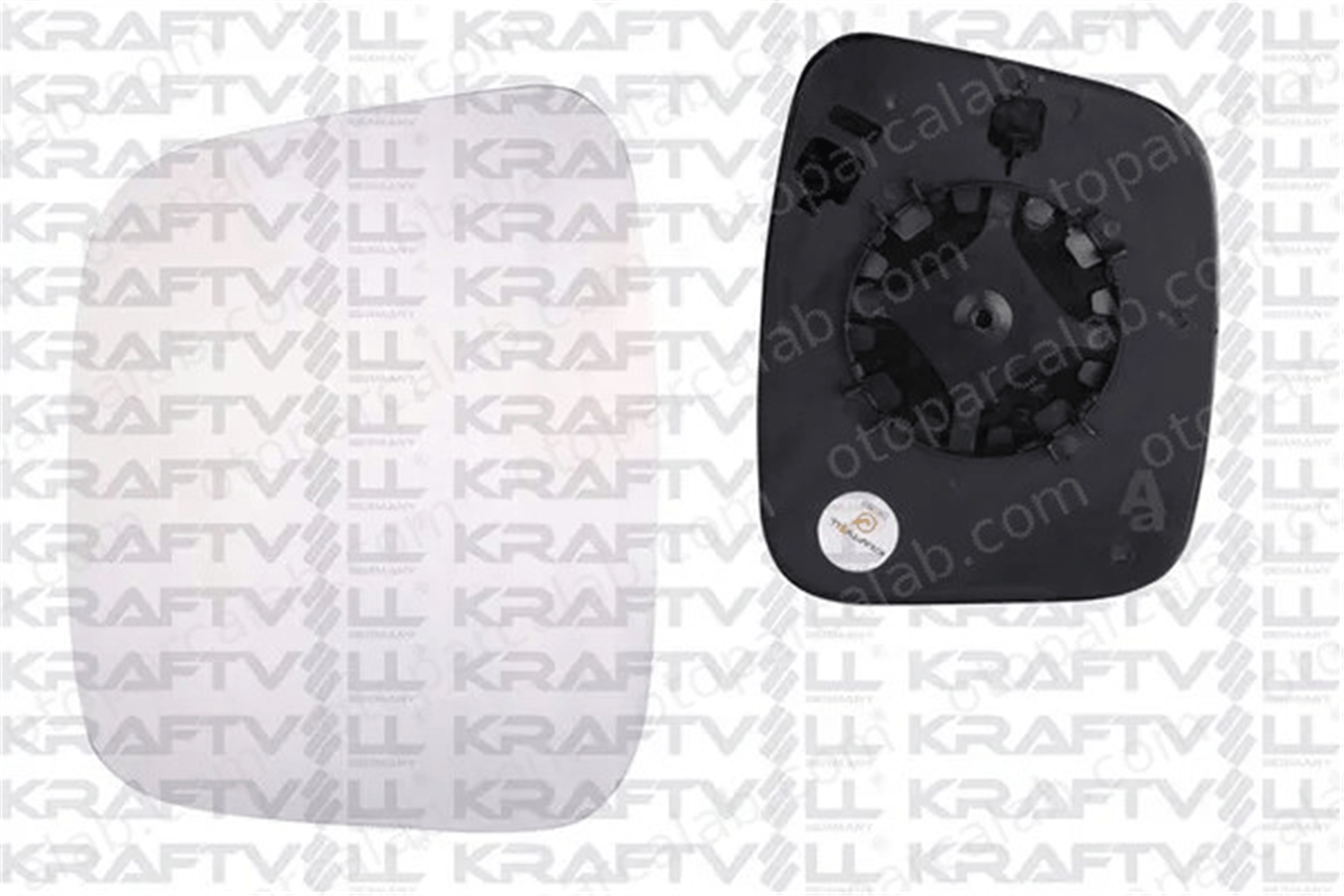 KRAFTVOLL 09080015 Ayna Camı Dış Sol FIAT FIORINO Kasa/büyük limuzin QUBO 8151QW 71740496