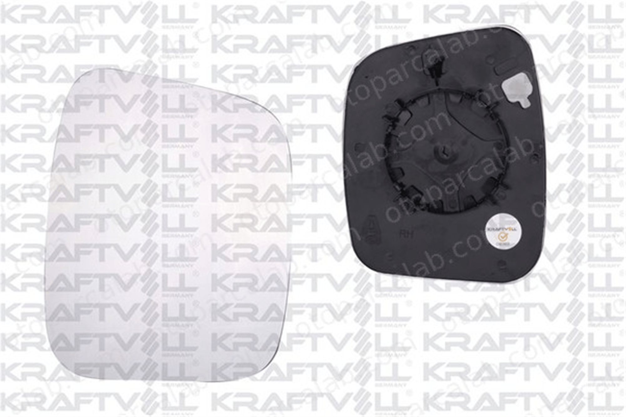 KRAFTVOLL 09080016 Ayna Camı Dış Sağ FIAT FIORINO Kasa/büyük limuzin QUBO 8151QV 735460571