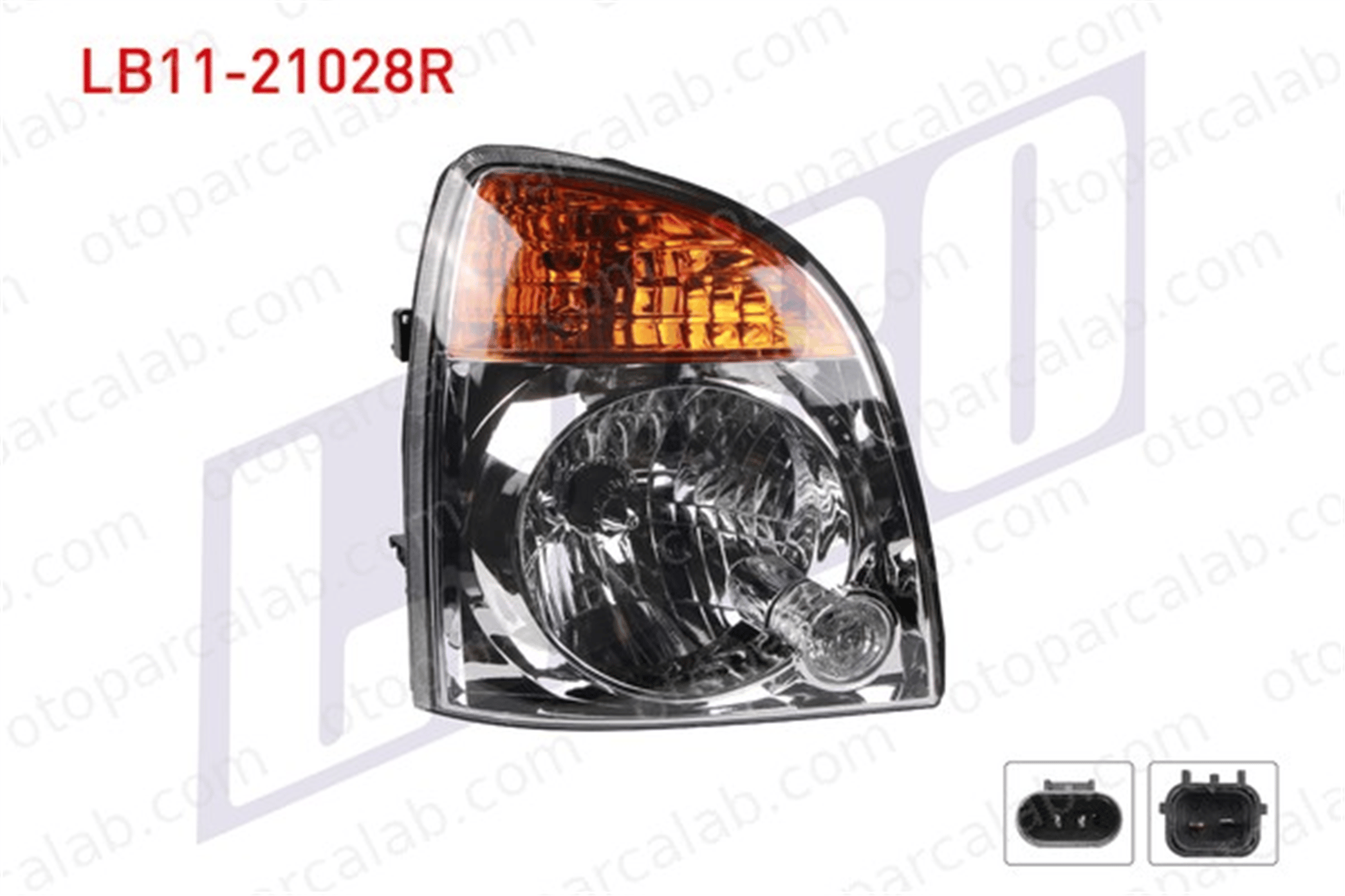 LABO LB11-21028R Far Lambası Sağ HYUNDAI H100 Platform şasi 921024F000