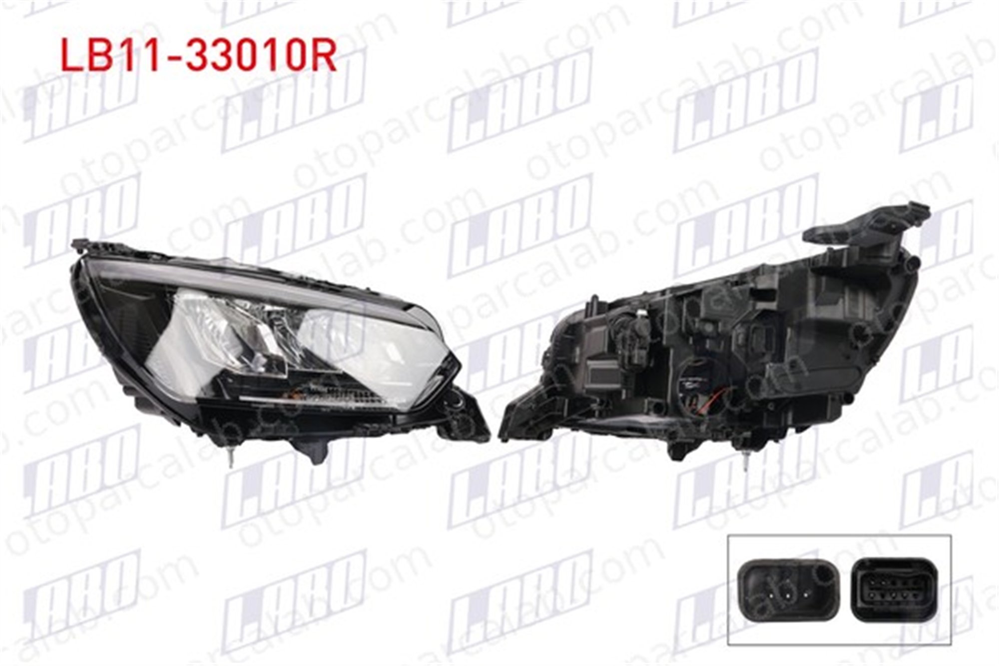 LABO LB11-33010R Far Sağ PEUGEOT 208 II 9833036280