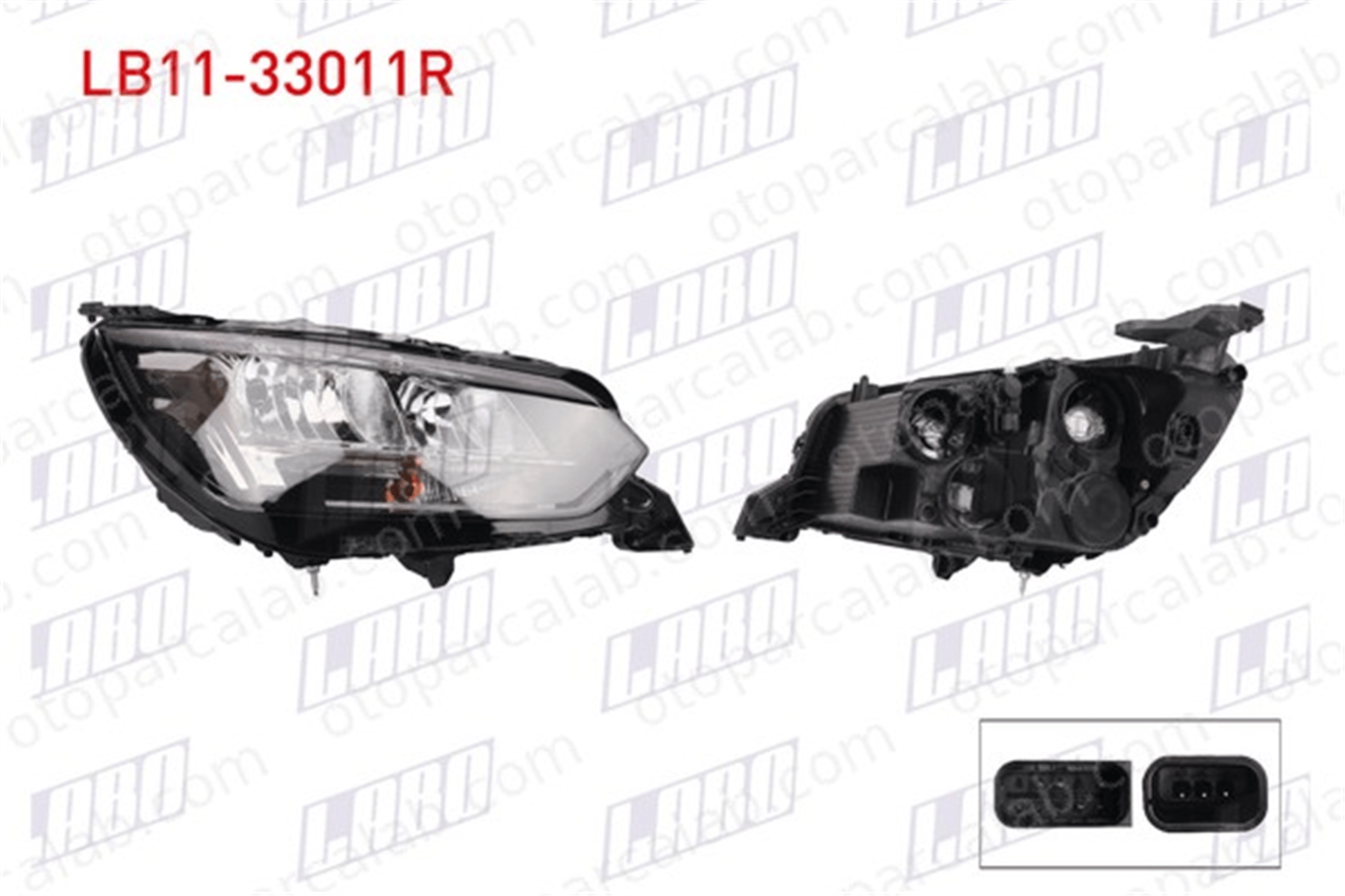 LABO LB11-33011R Far Sağ PEUGEOT 208 II 9823193580