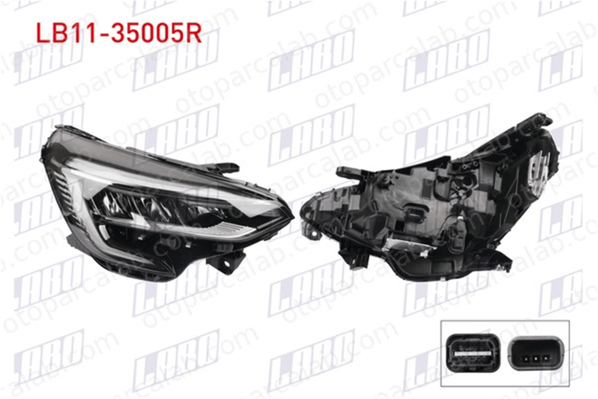 LABO LB11-35005R Far Sağ RENAULT CLIO V 260105310R 260107933R