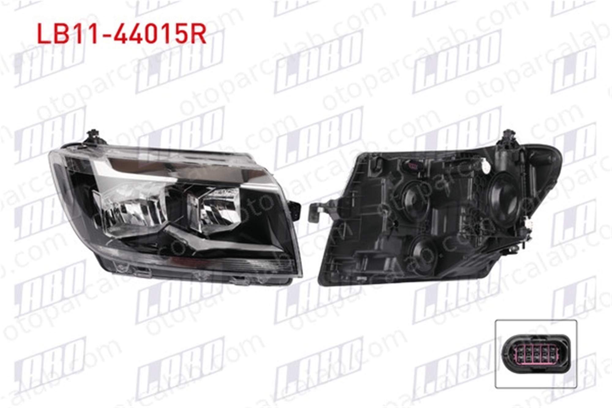 LABO LB11-44015R Far Sağ VW CRAFTER Panelvan/Van MAN TGE Panelvan/Van 65251016011 7C1941006