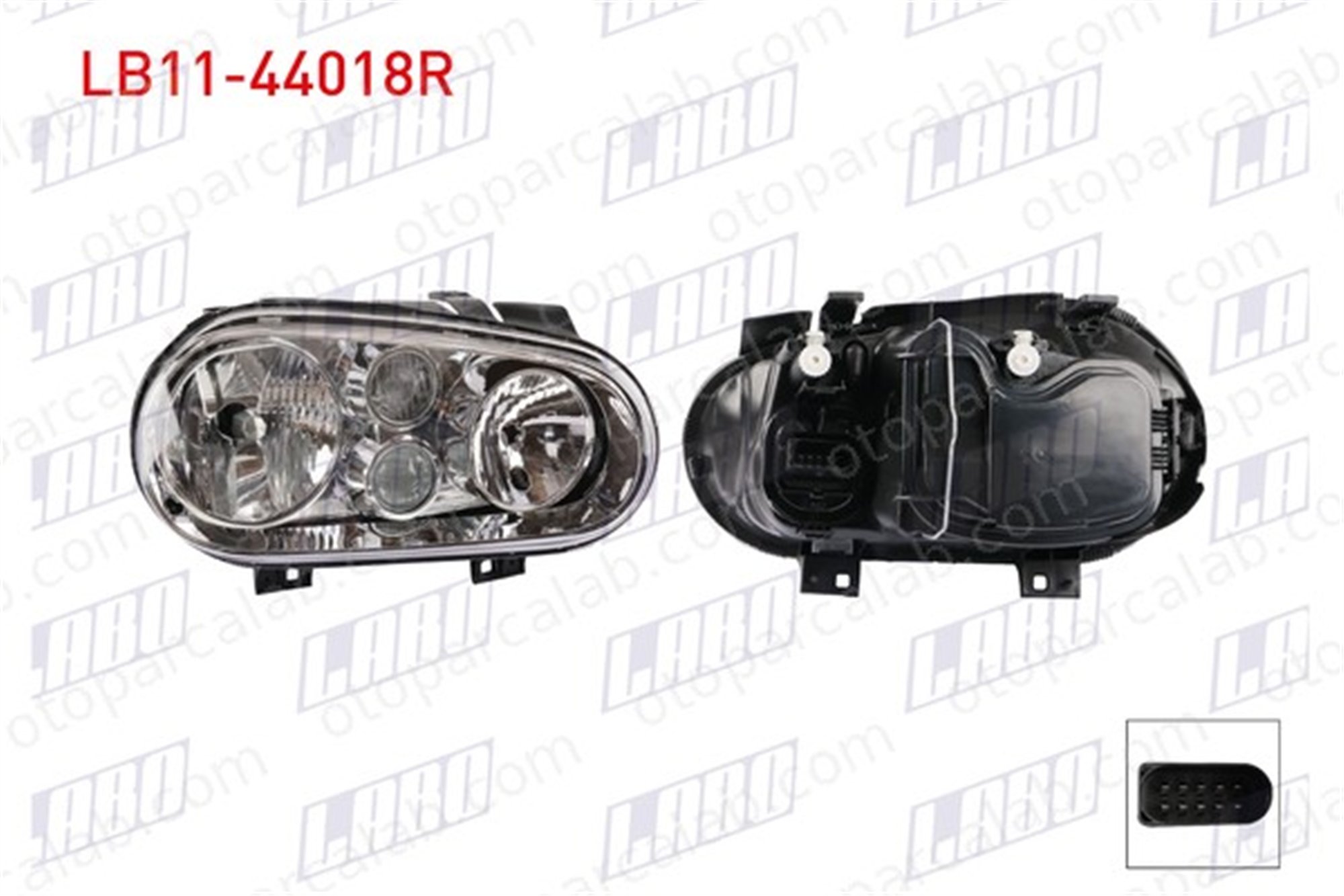 LABO LB11-44018R Far Lambası Sağ VW GOLF IV GOLF IV Variant 1J1941018K 1J2941018D