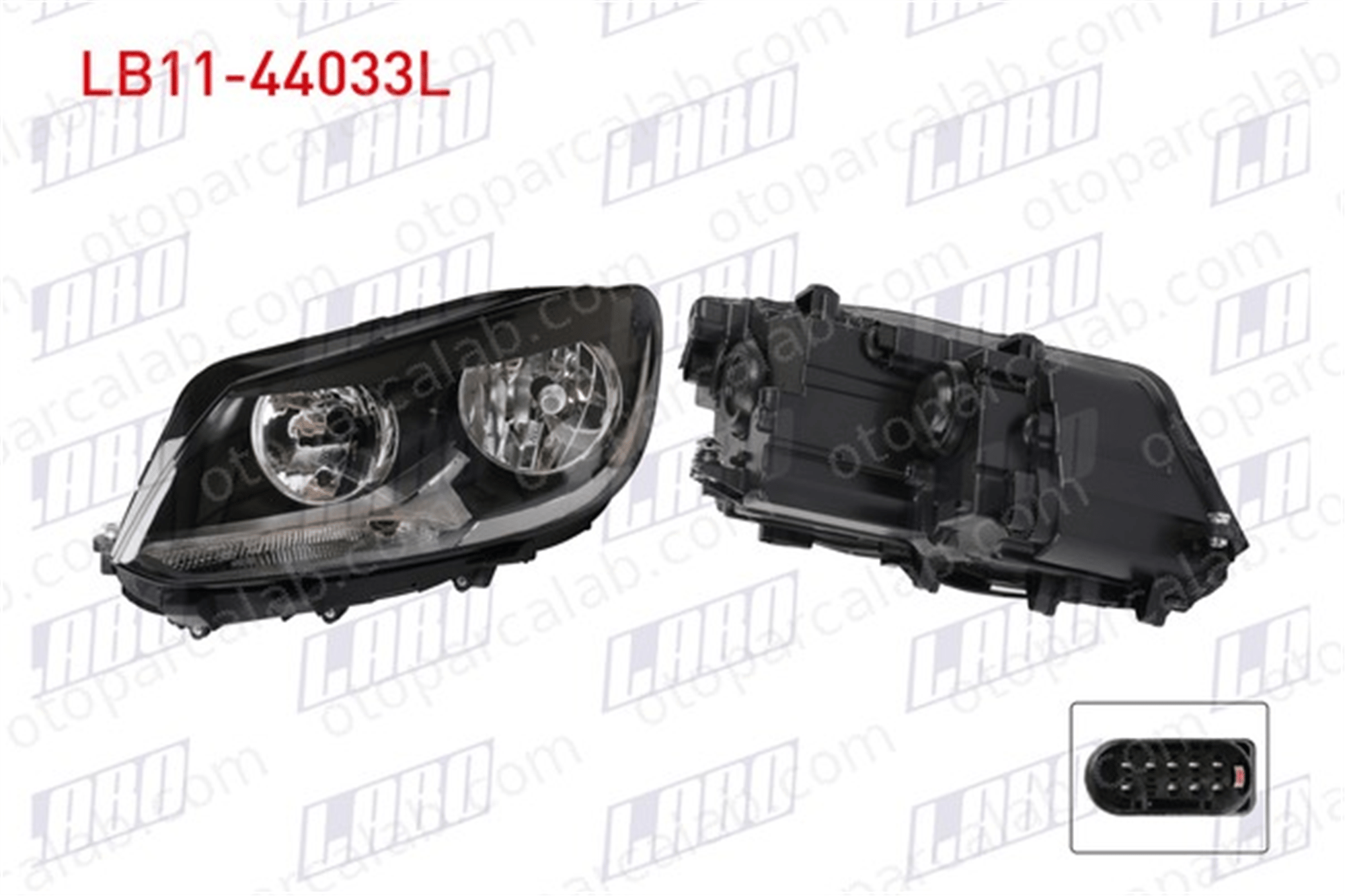 LABO LB11-44033L Far Sol VW CADDY III Kasa/büyük limuzin CADDY III MPV 1T1941005D 1T1941005F