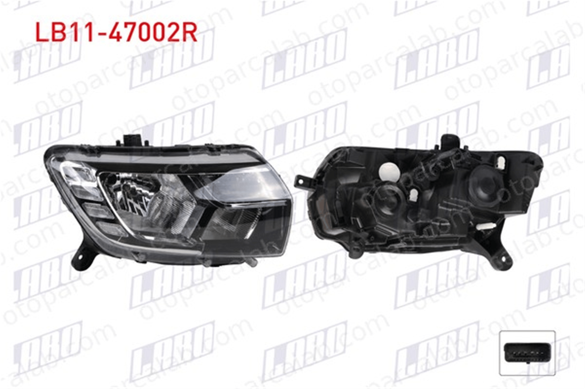LABO LB11-47002R Far Sağ DACIA LOGAN II LOGAN MCV II 260103529R 260100697R
