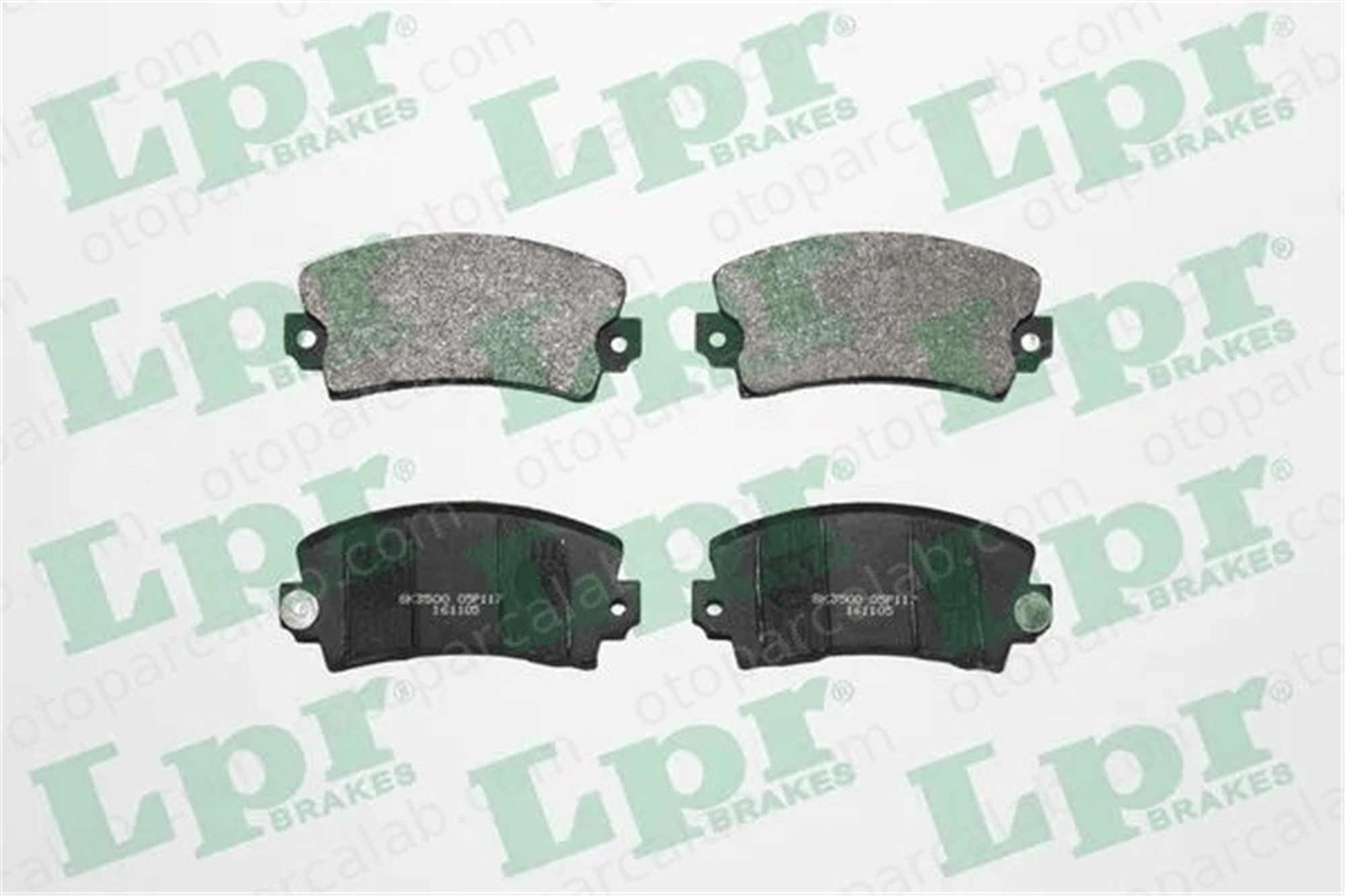 LPR 05P117 Fren Disk Balata Ön RENAULT 5 CITROËN VISA 424567 7797444870