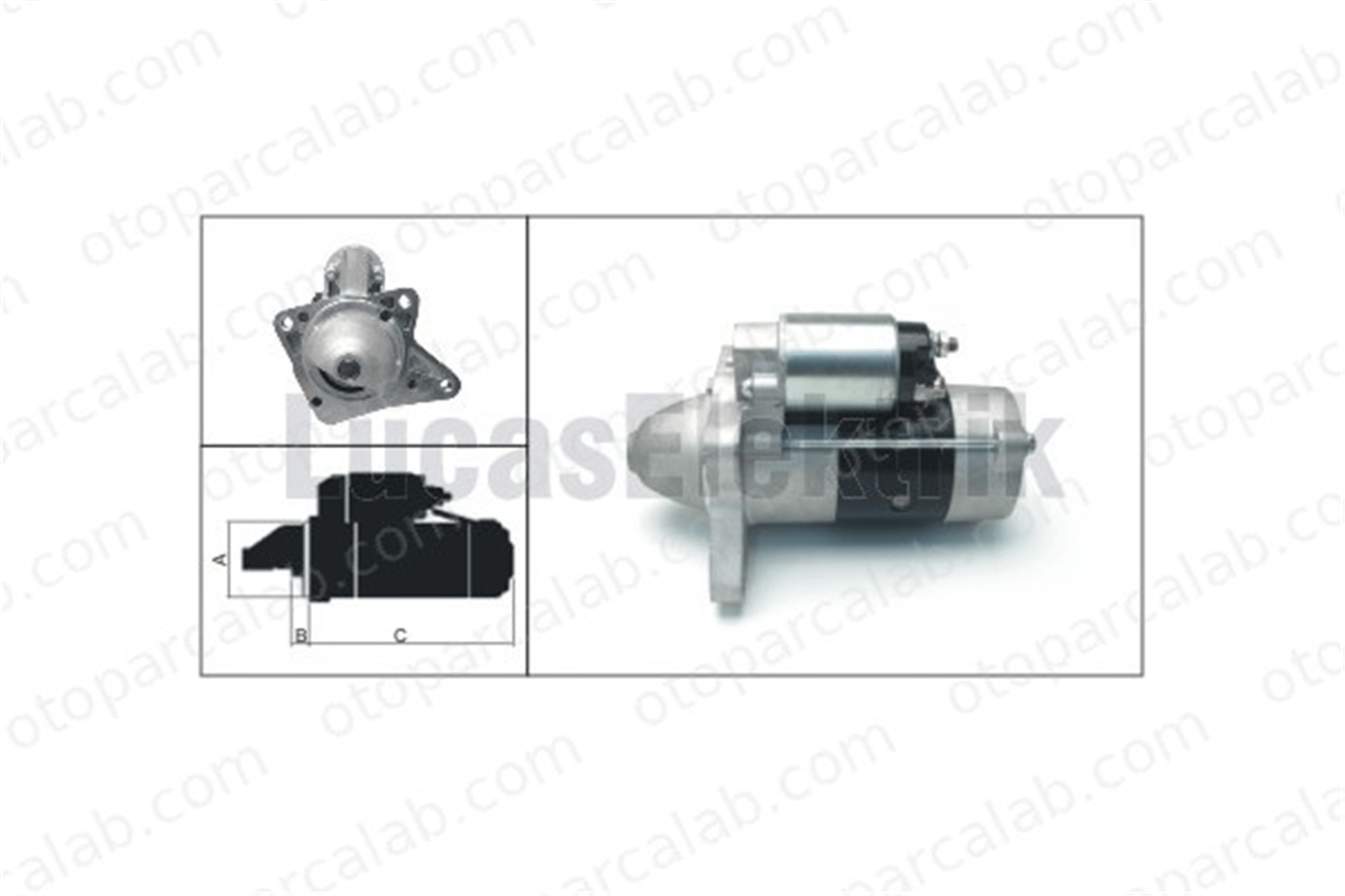 LUCAS ELEKTRIK LES0285 Marş Dinamosu FORD RANGER MAZDA B-SERIE XM3411002CA 4348654