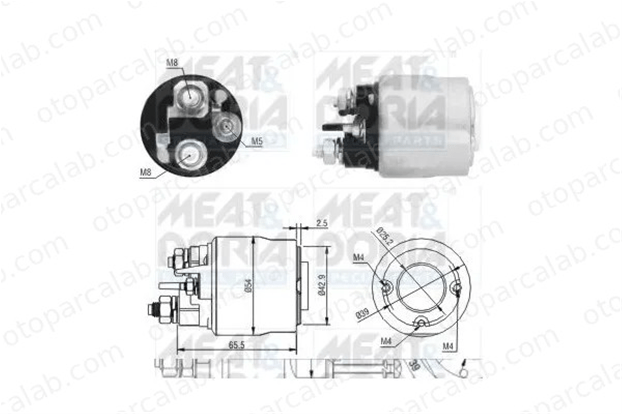 LUCAS ELEKTRIK SSL6026 Marş Otomatiği CITROËN BERLINGO / BERLINGO FIRST Kasa/büyük limuzin C3 I 5802Q9 5802CR
