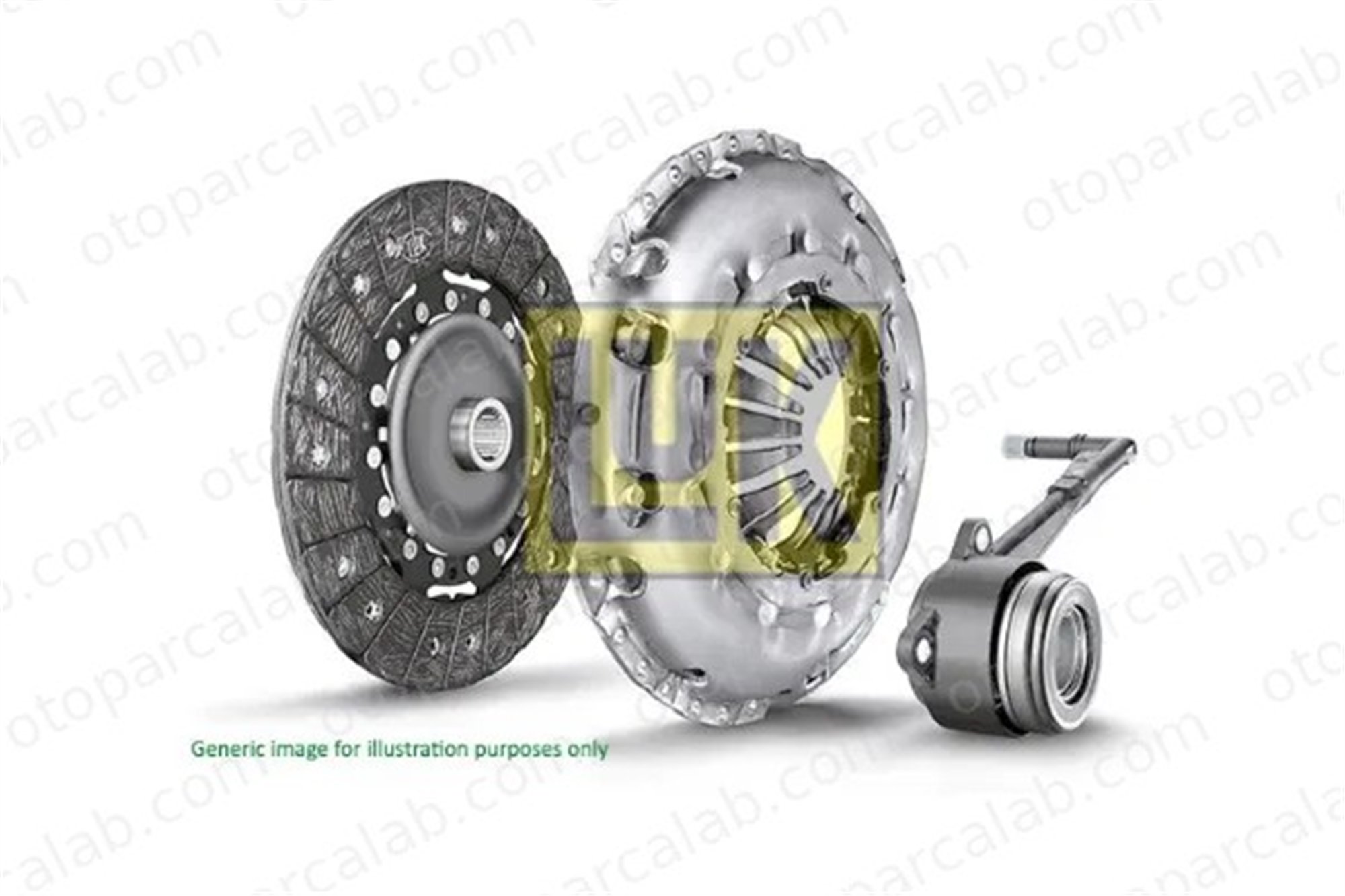 LUK 623 3544 34 Debriyaj Seti DACIA DUSTER RENAULT KANGOO / GRAND KANGOO II 302057505R 123002685R