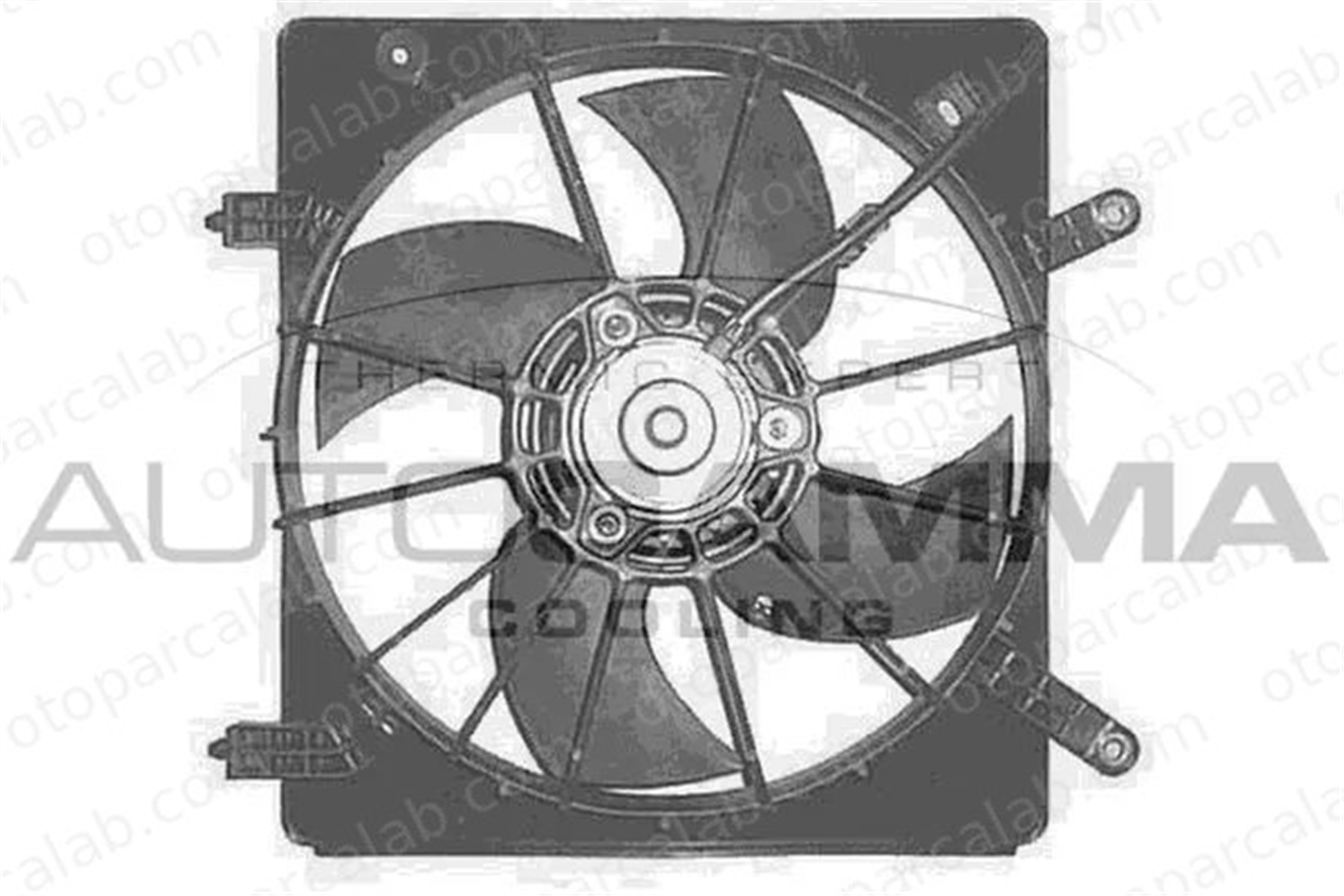 MADE IN TAIWAN 19005PAAA01 Radyatör Fan ve Motoru HONDA ACCORD VI ACCORD VI Hatchback 19005PAAA01 19015PAAA01