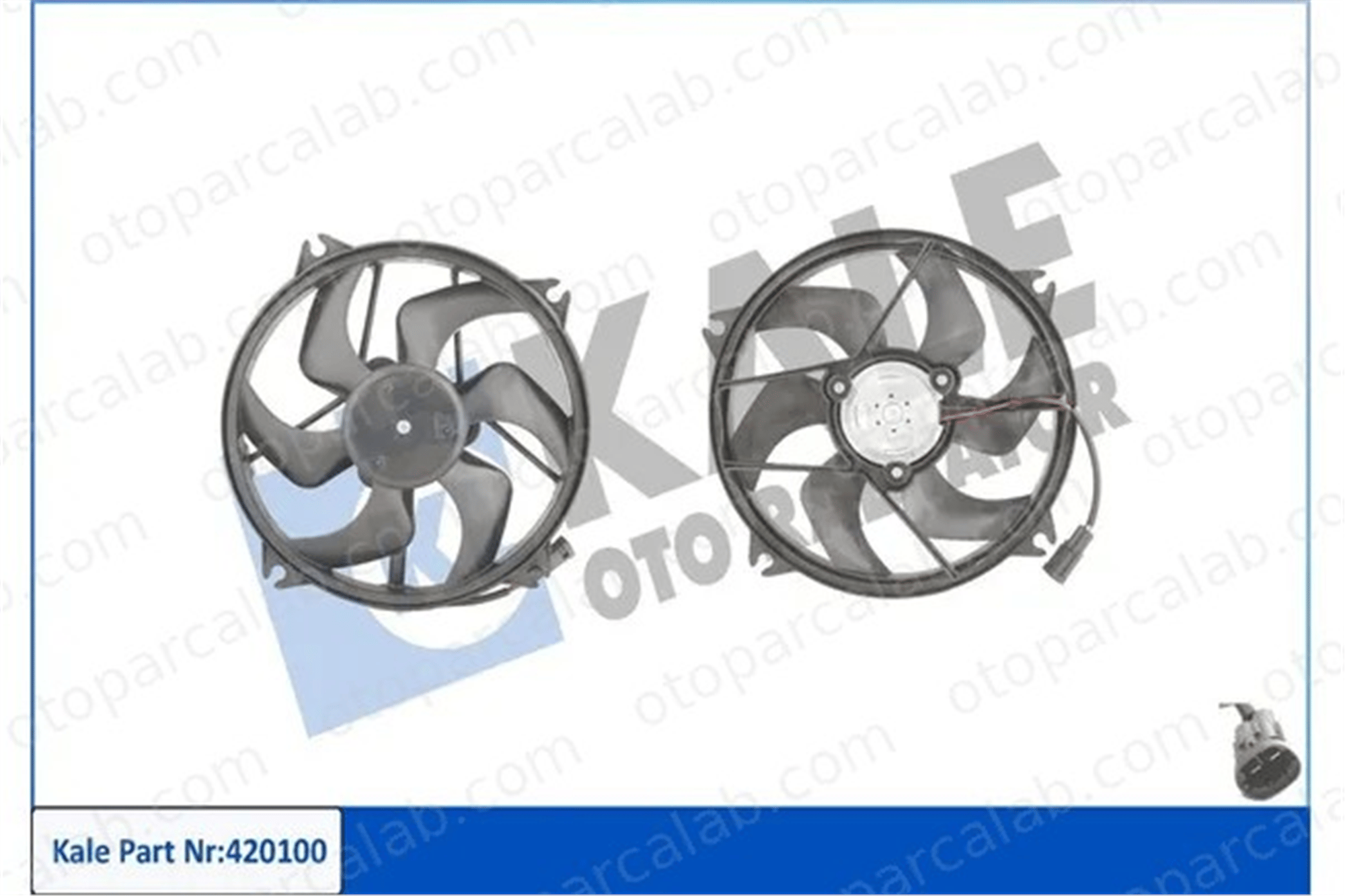 MADE IN TAIWAN 62940635 Radyatör Fan ve Motoru CITROËN C4 I DS4 1253C0 1253A9