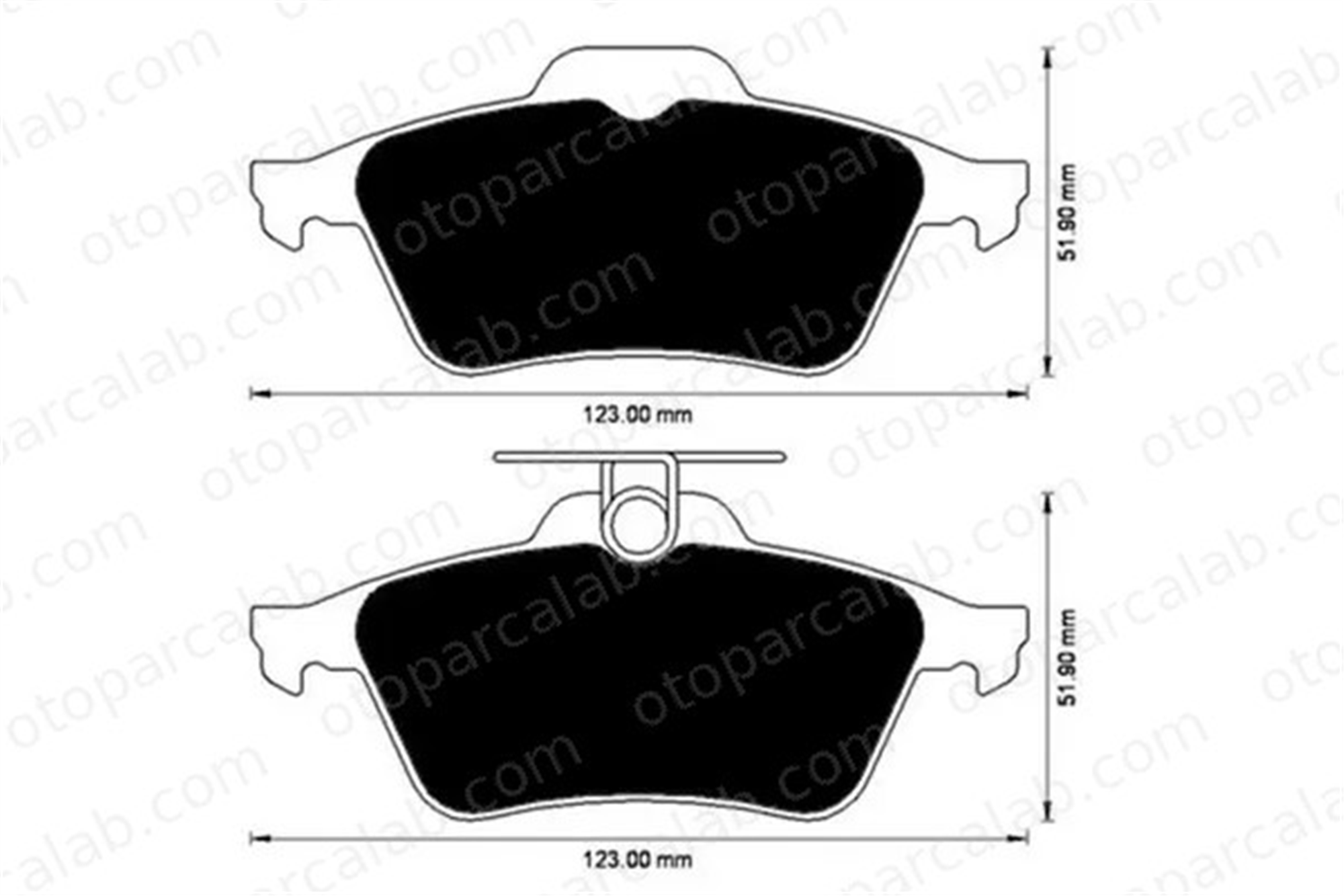 MAGNETI MARELLI 323700000800 Fren Disk Balata Arka SAAB 9-3 Station wagon 9-3 323700000800 1324300
