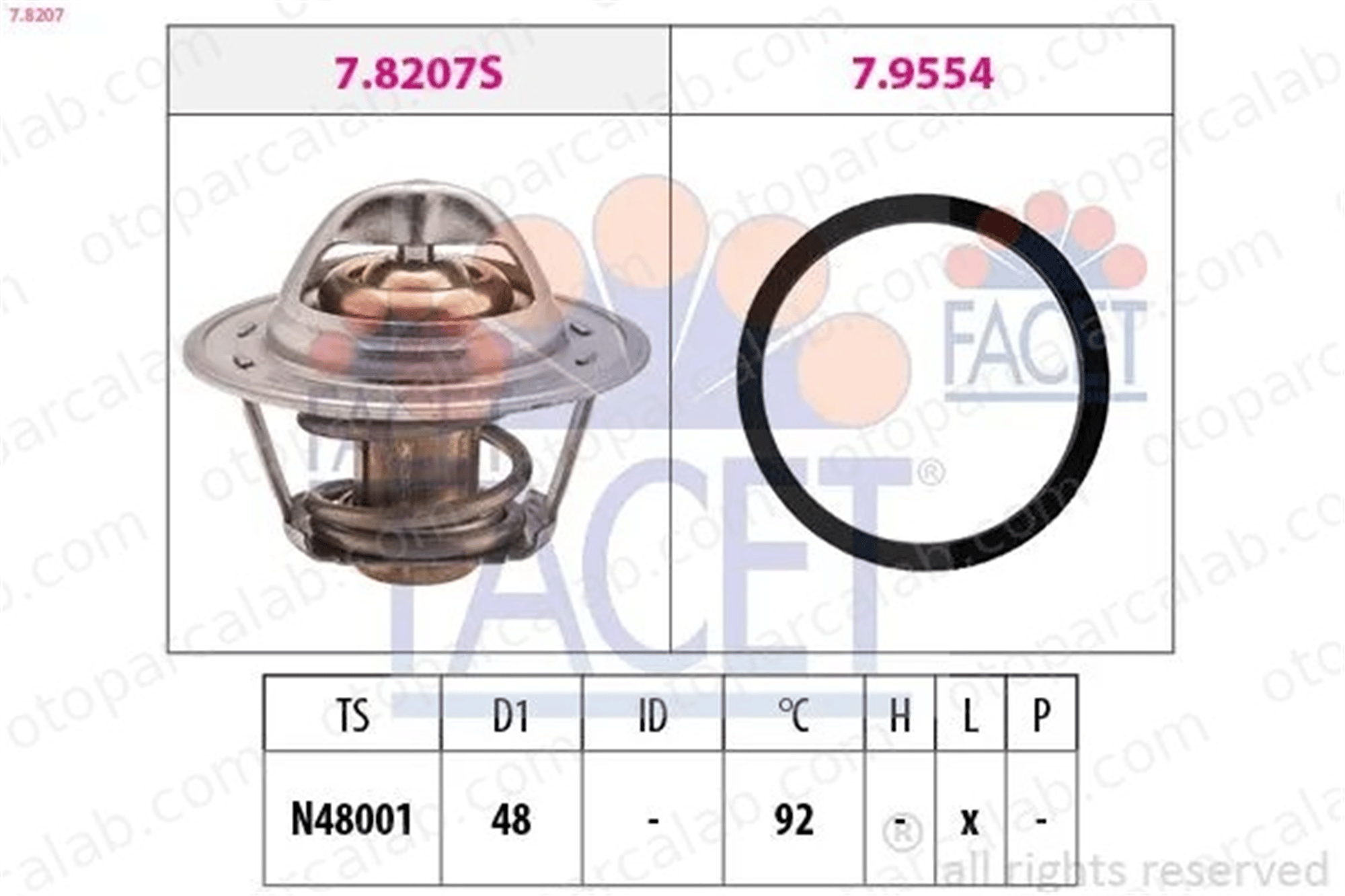 MAGNETI MARELLI 359001200090 Termostat 92 °C OPEL CORSA A Hatchback KADETT E Hatchback 1338052 90200836