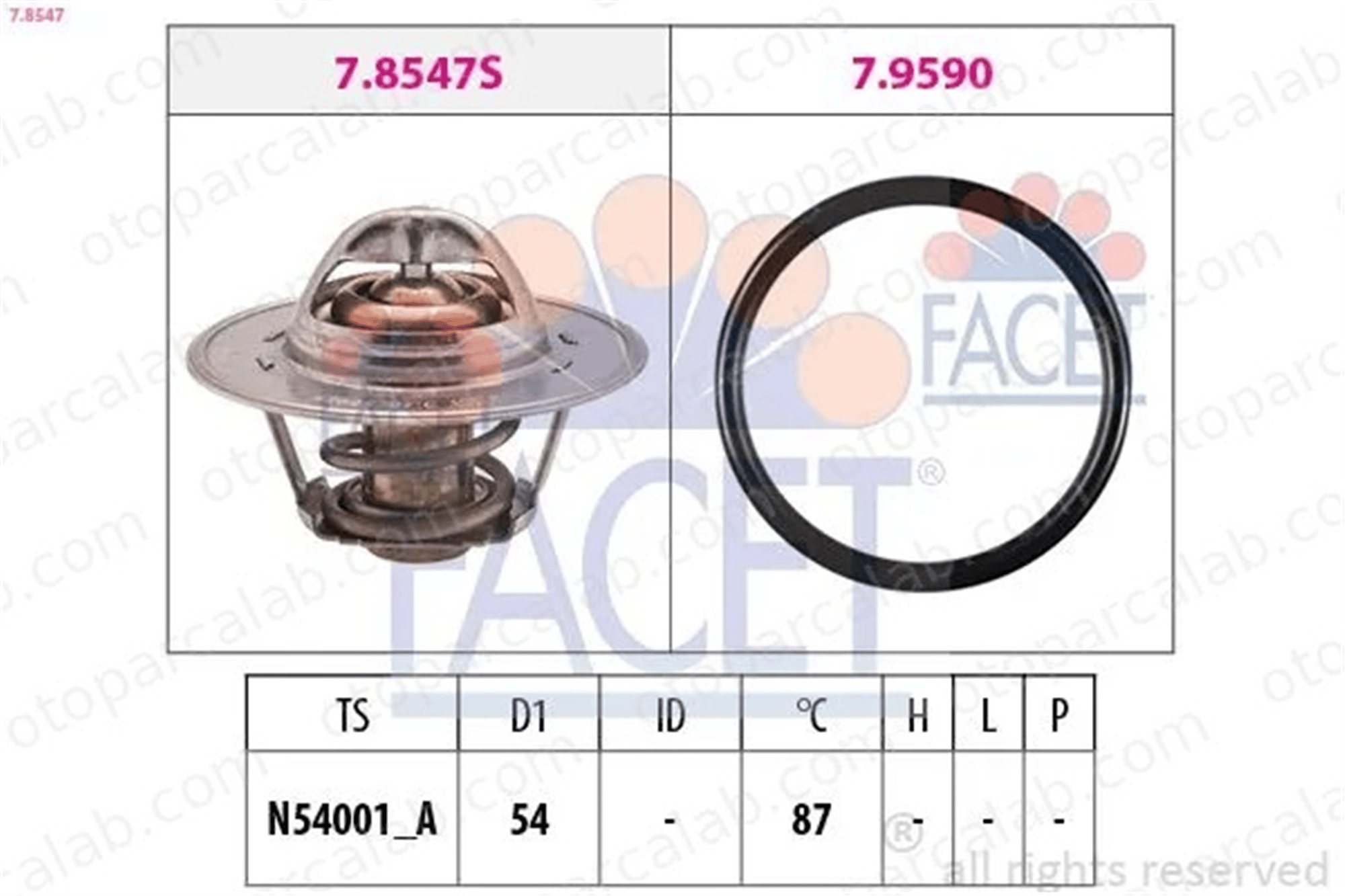 MAGNETI MARELLI 359001200180 Termostat 87 °C AUDI A3 SEAT LEON 3G121113 03G121113