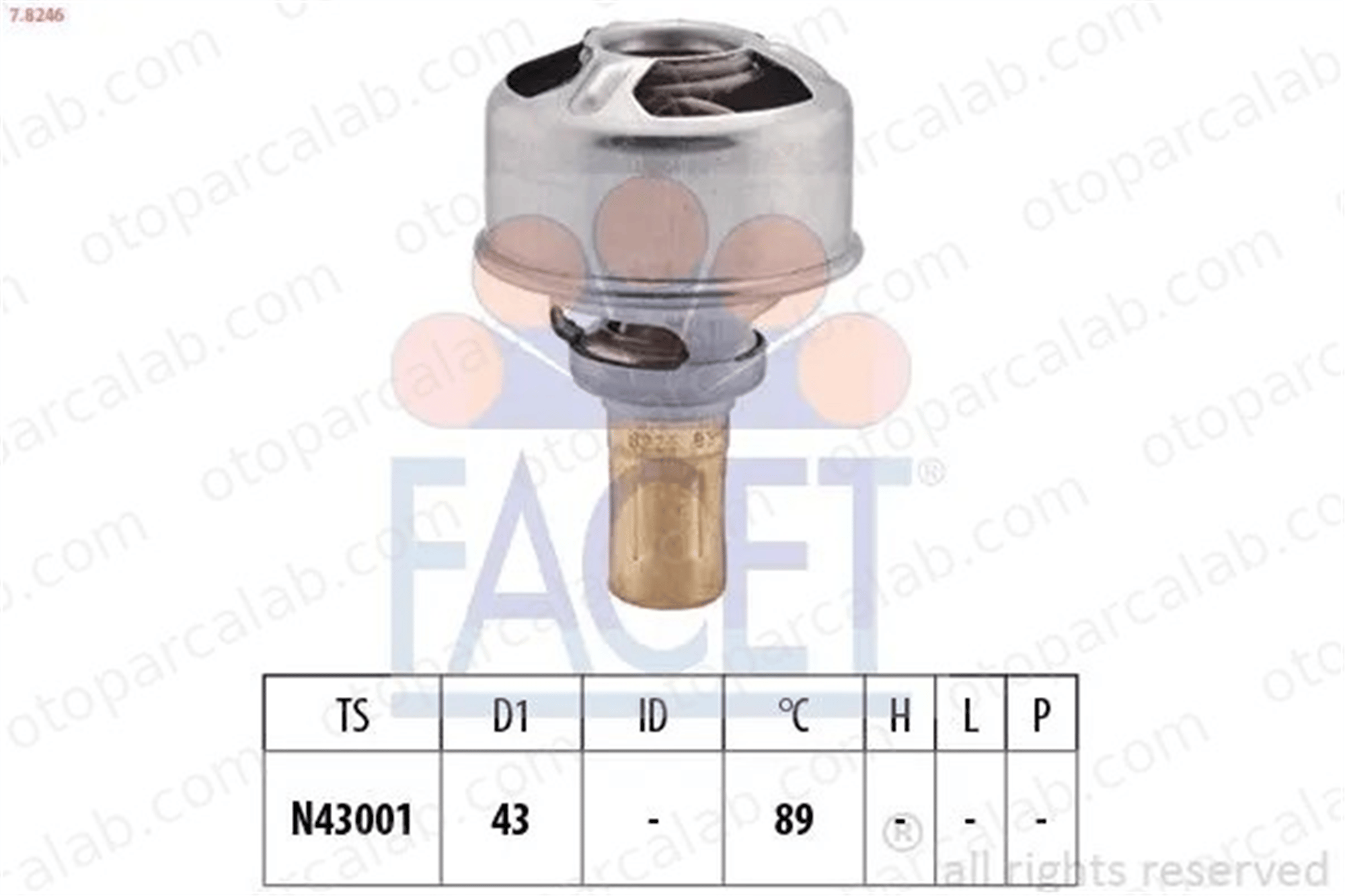 MAGNETI MARELLI 359001200270 Termostat RENAULT 21 Sedan VOLVO 340-360 7700727190 7700730540