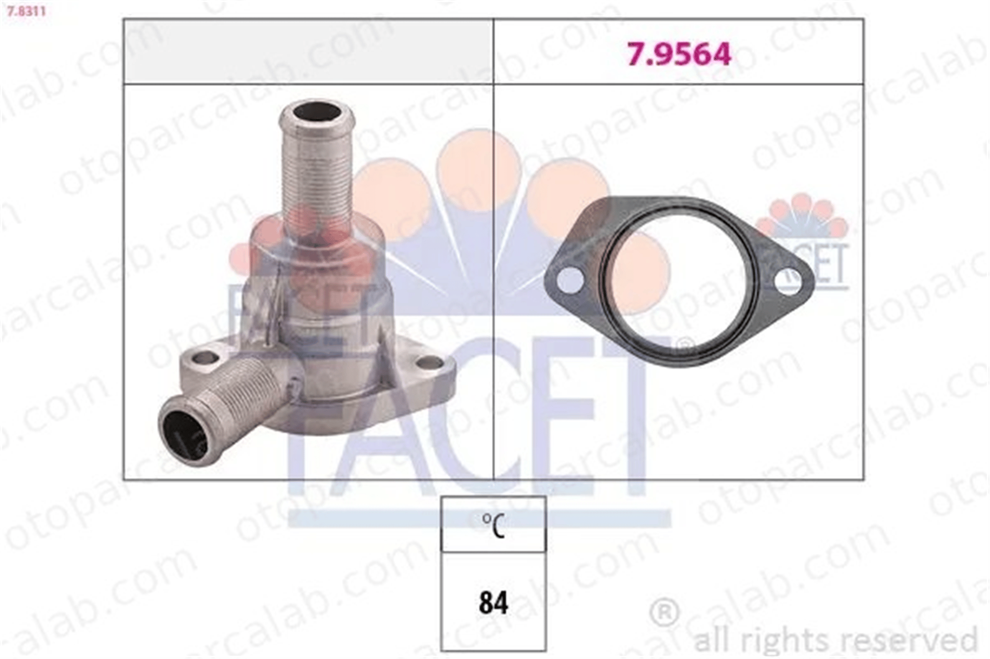 MAGNETI MARELLI 359001202750 Termostat PEUGEOT BOXER Minibüs/Otobüs CITROËN JUMPER Minibüs/Otobüs 133838 9614500980