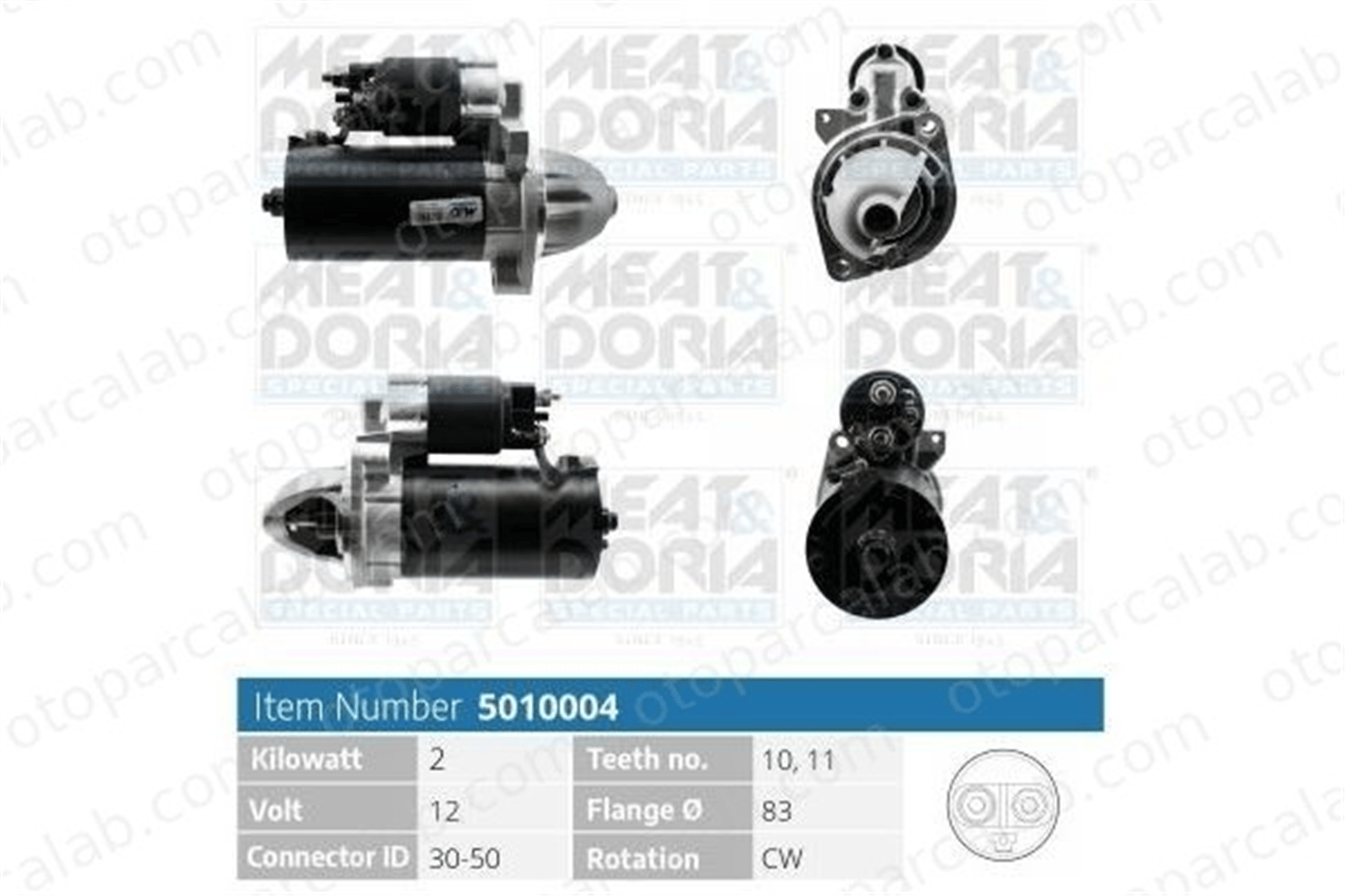 MAGNETI MARELLI 359001400060 Marş Dinamosu MERCEDES-BENZ E-SERISI T-Model E-SERISI A0041518901 41518901