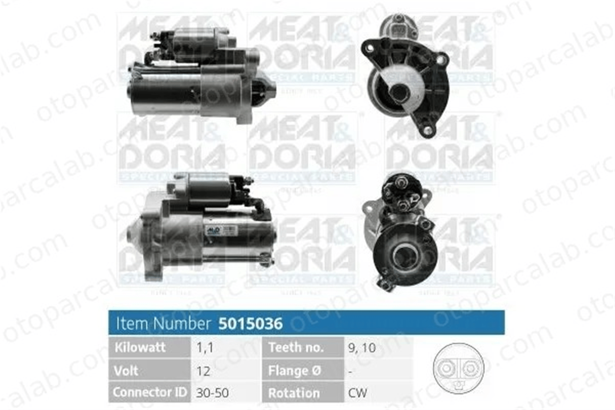 MAGNETI MARELLI 359001400230 Marş Dinamosu CITROËN AX SAXO 5802C9 9608719280