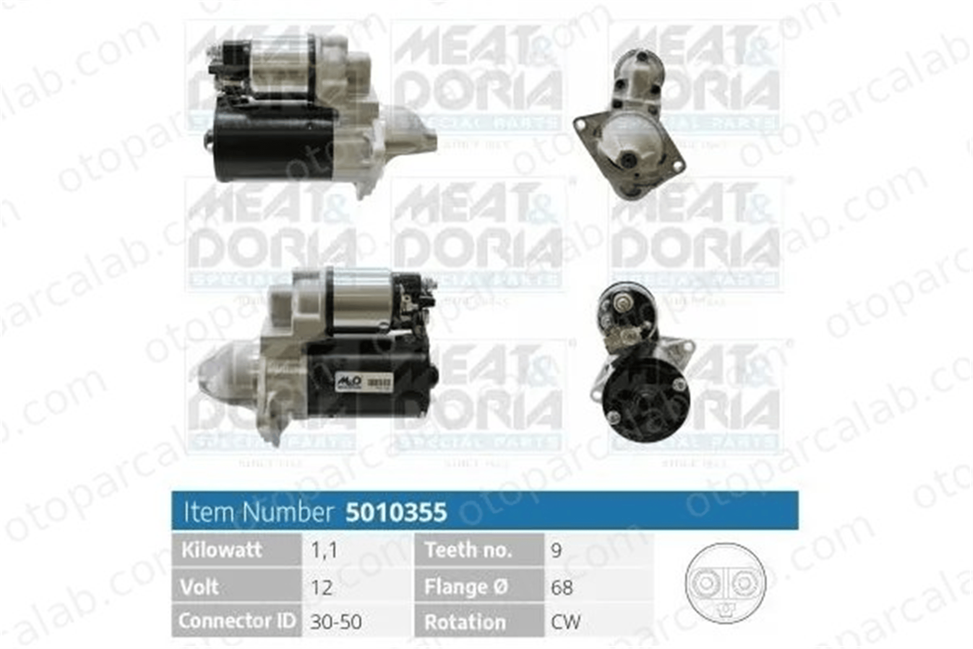MAGNETI MARELLI 359001402960 Marş Dinamosu OPEL CORSA D ASTRA J 55578921 25200067