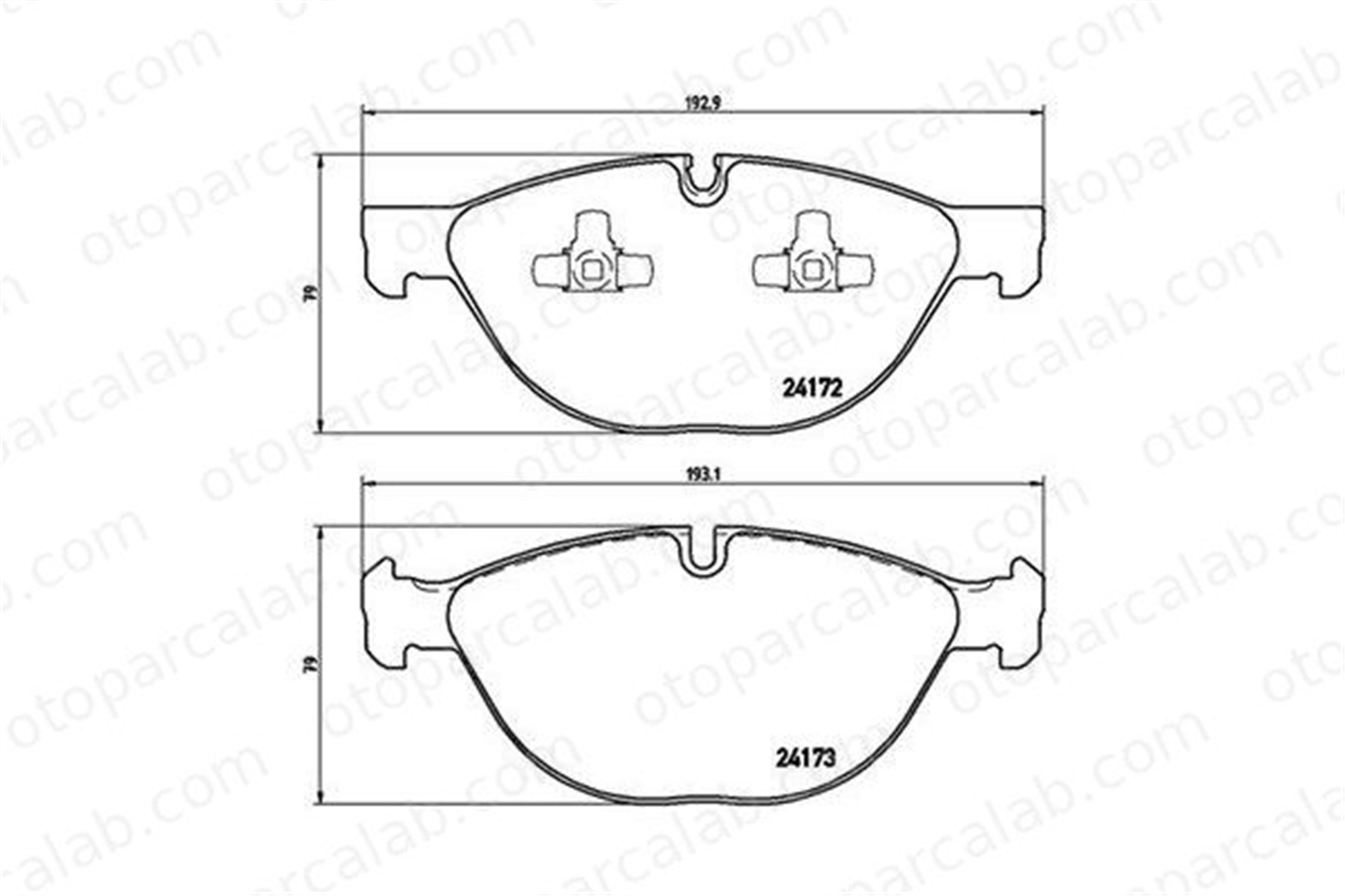 MAGNETI MARELLI 363700406058 Fren Disk Balata Ön BMW X5 X6 363700406058 34112413048