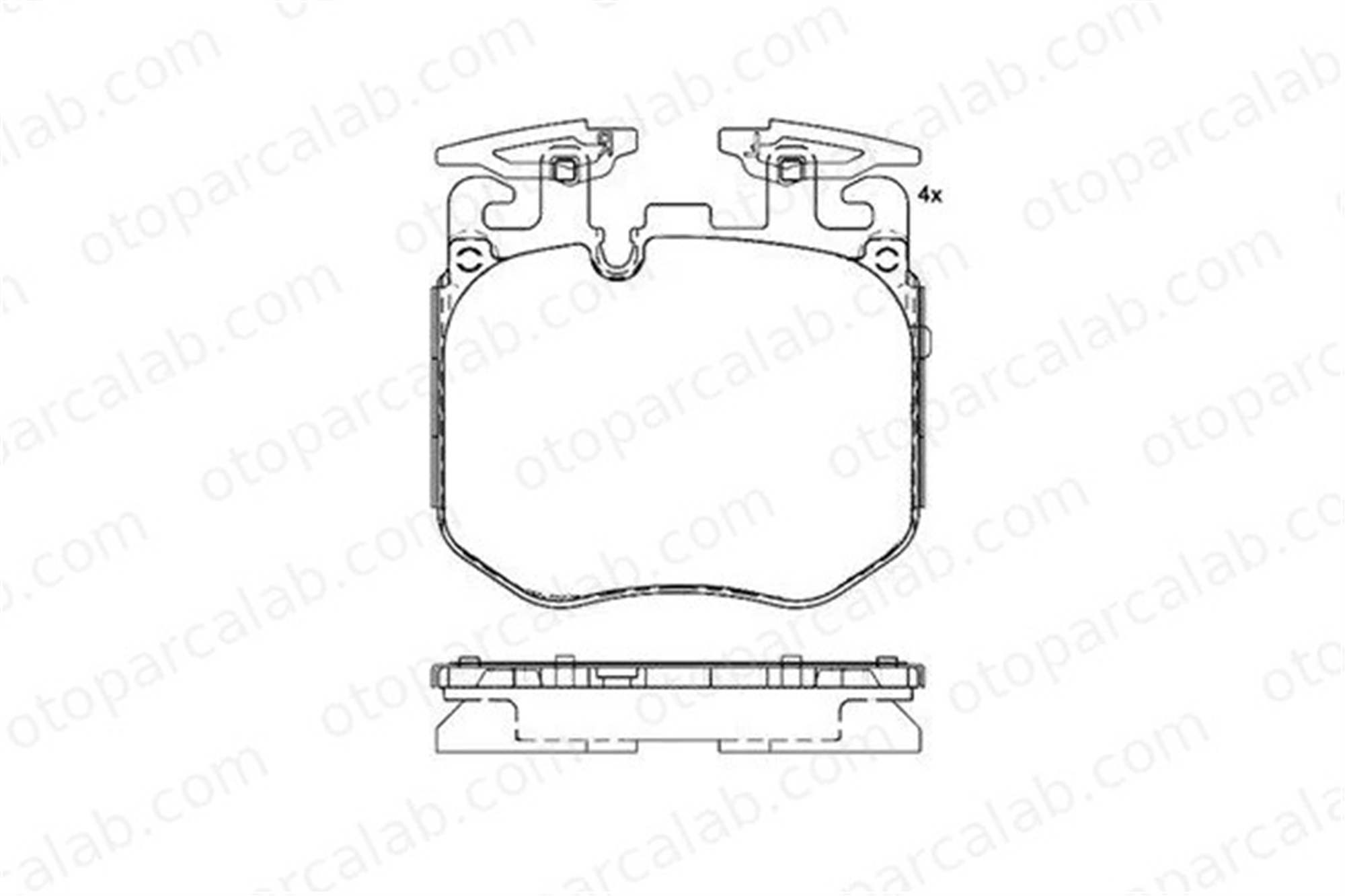 MAGNETI MARELLI 363700406106 Fren Disk Balata Ön BMW 5 7 64206920 34106883510
