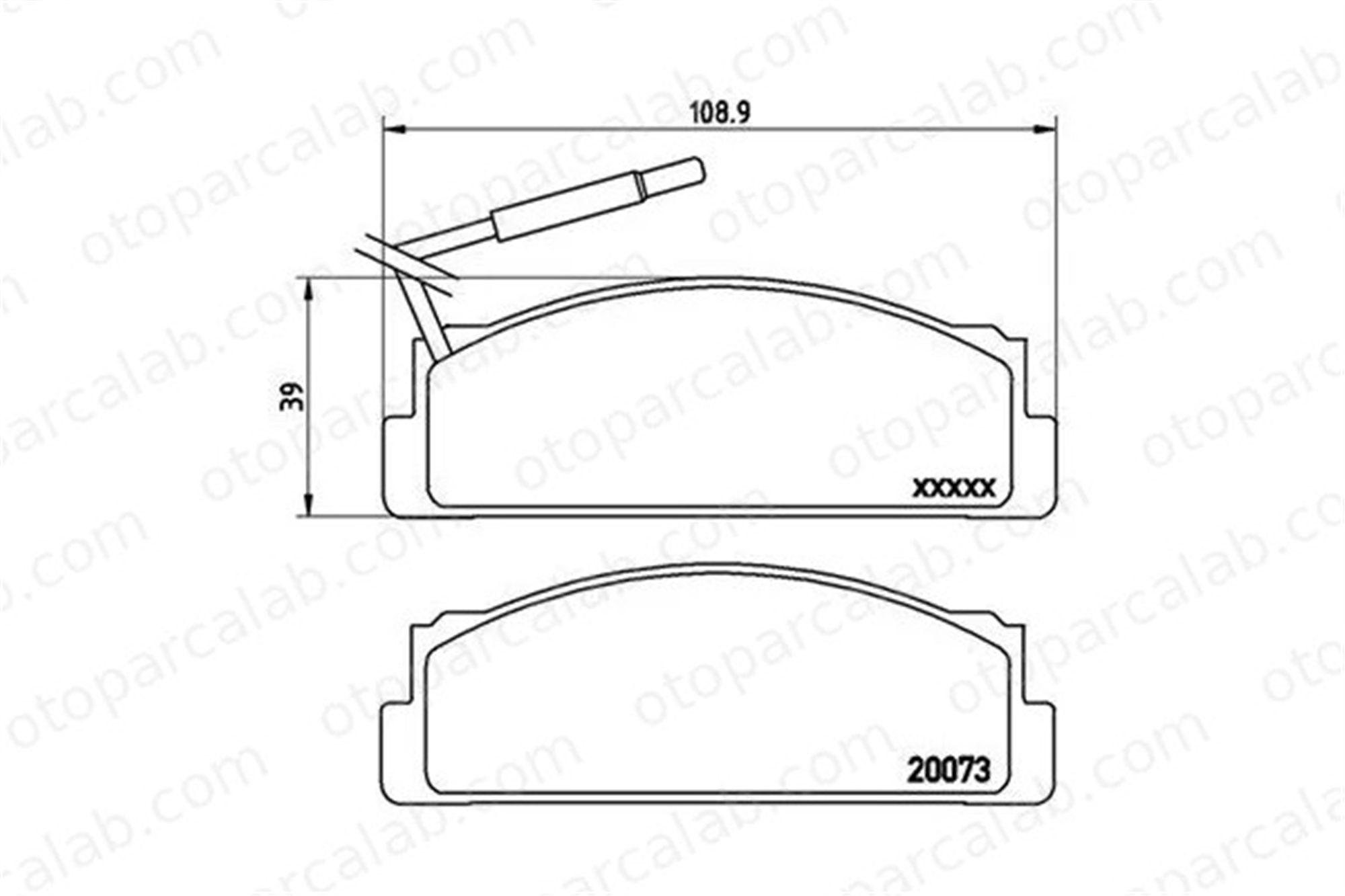 MAGNETI MARELLI 363700423005 Fren Disk Balata Ön FIAT 131 127 363700423005 SE022165087