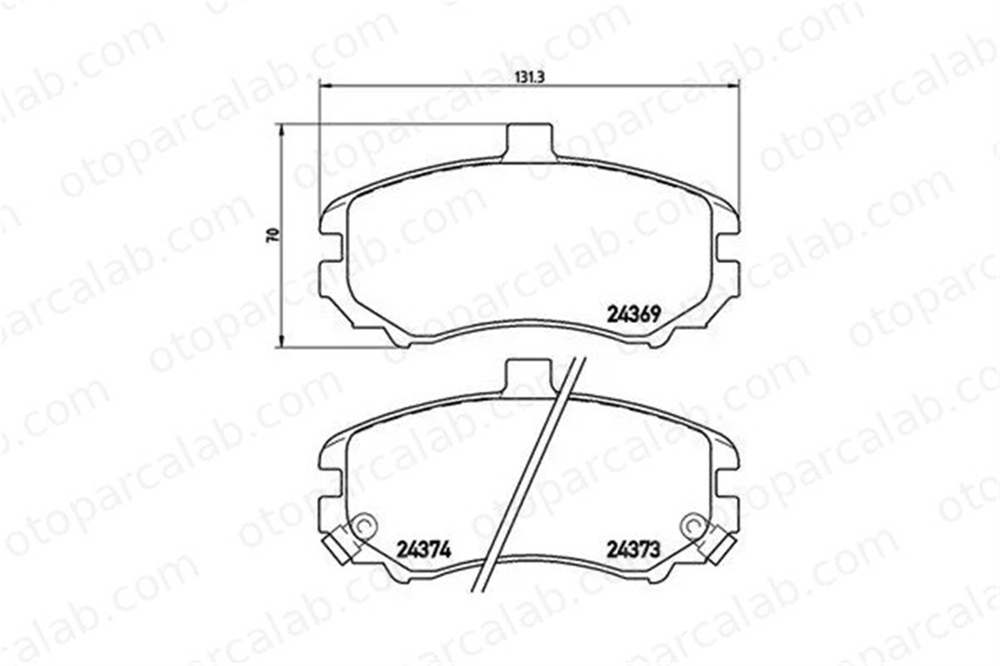 MAGNETI MARELLI 363700430029 Fren Disk Balata Ön HYUNDAI ELANTRA III Sedan ELANTRA III 363700430029 581012DA50